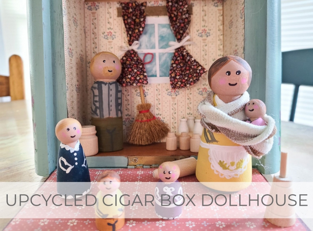 Upcycled Cigar Box Travel Dollhouse by Larissa of Prodigal Pieces | prodigalpieces.com #prodigalpieces