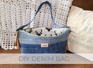 DIY Denim Bag Hobo Style by Larissa of Prodigal Pieces | prodigalpieces.com #prodigalpieces #diy #sewing #refashion #jeans
