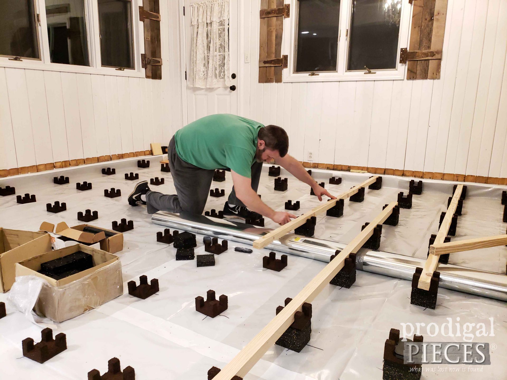 DIY Floating Floor Frame Base by Prodigal Pieces | prodigalpieces.com #prodigalpieces