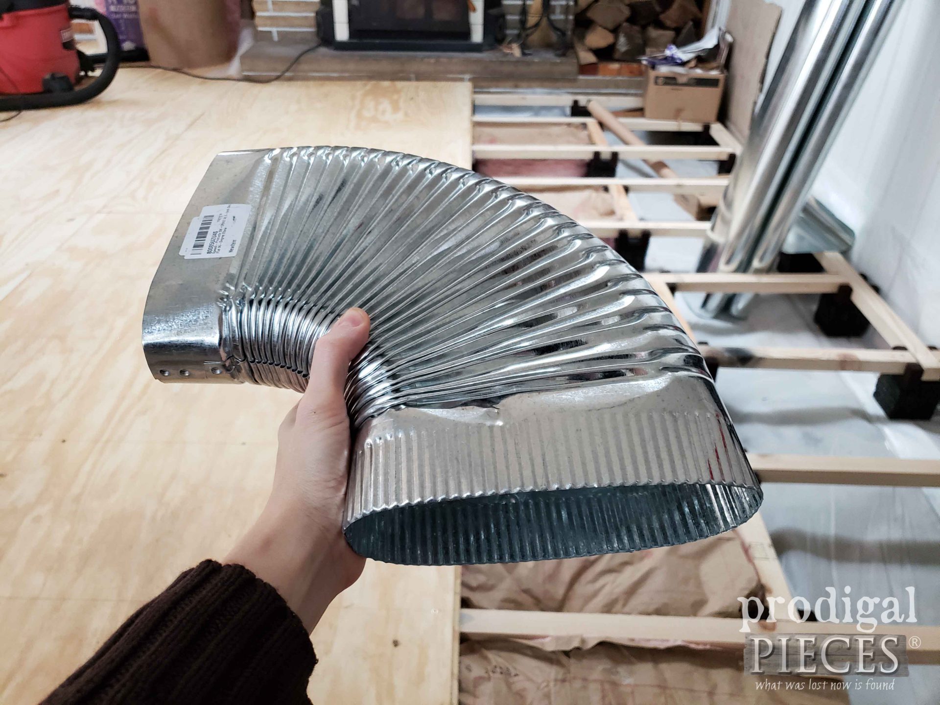 Steel Duct for DIY Floating Floor | prodigalpieces.com #prodigalpieces