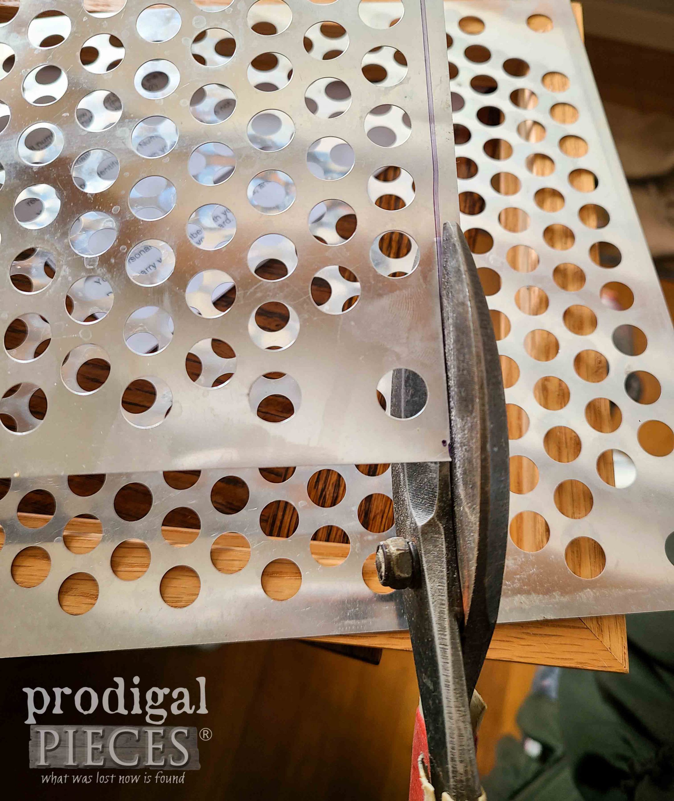 Cutting Metal Sheets with Tin Snips | prodigalpieces.com
