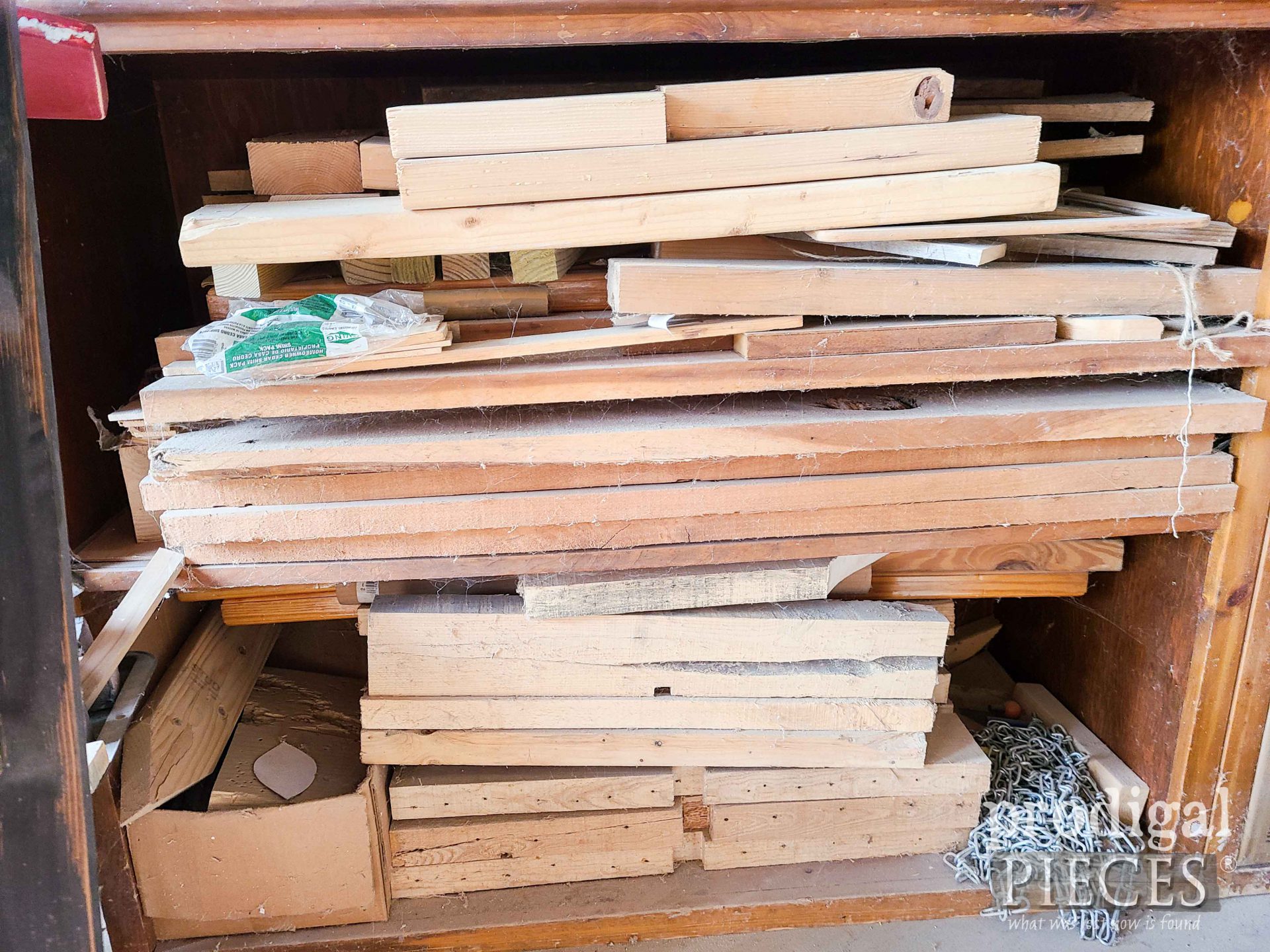 Reclaimed Hardwood Pallets Before | prodigalpieces.com