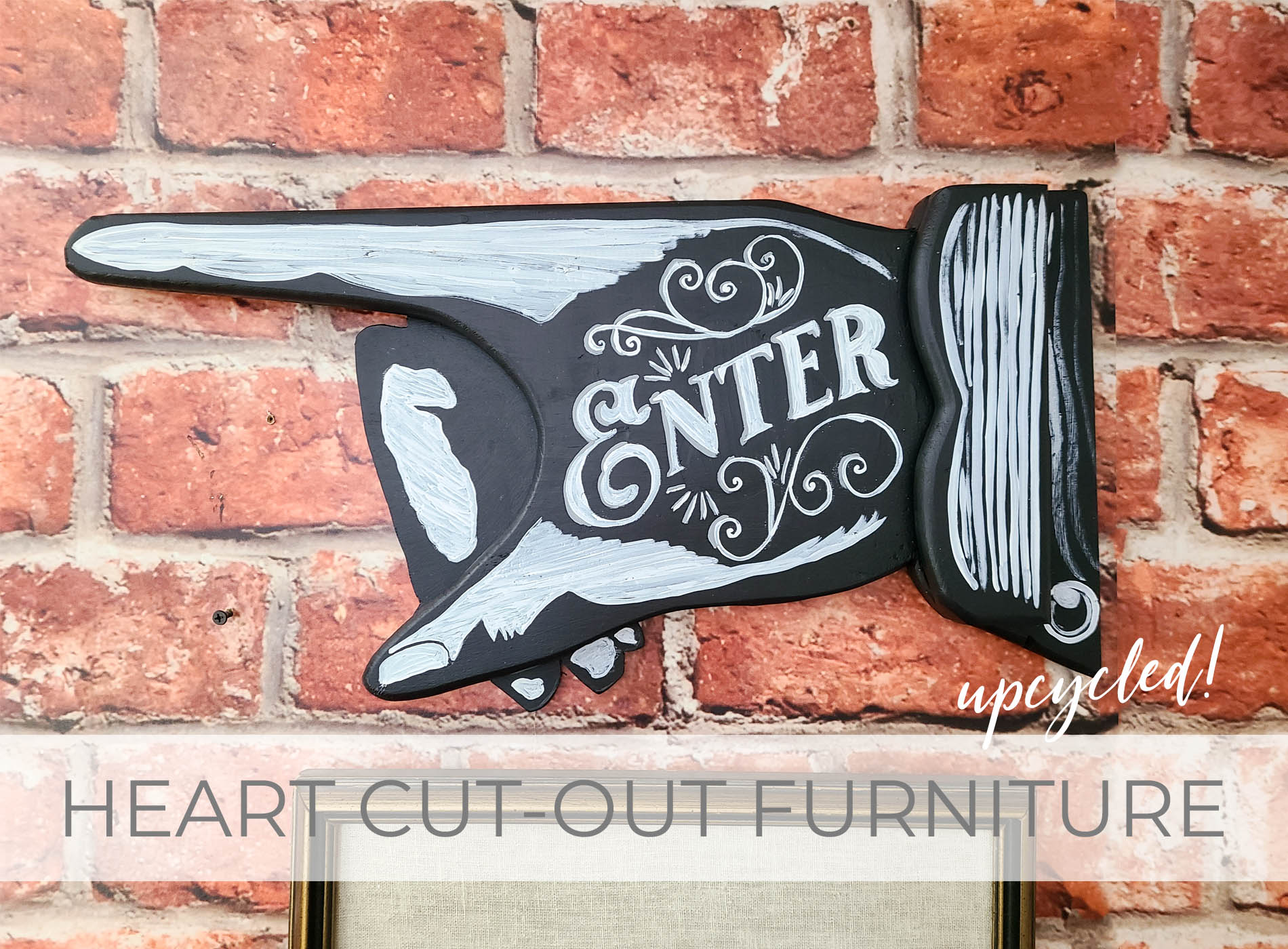 Upcycle that Heart Cut-Out Furniture into Home Decor | by Larissa of Prodigal Pieces | prodigalpieces.com #prodigalpieces