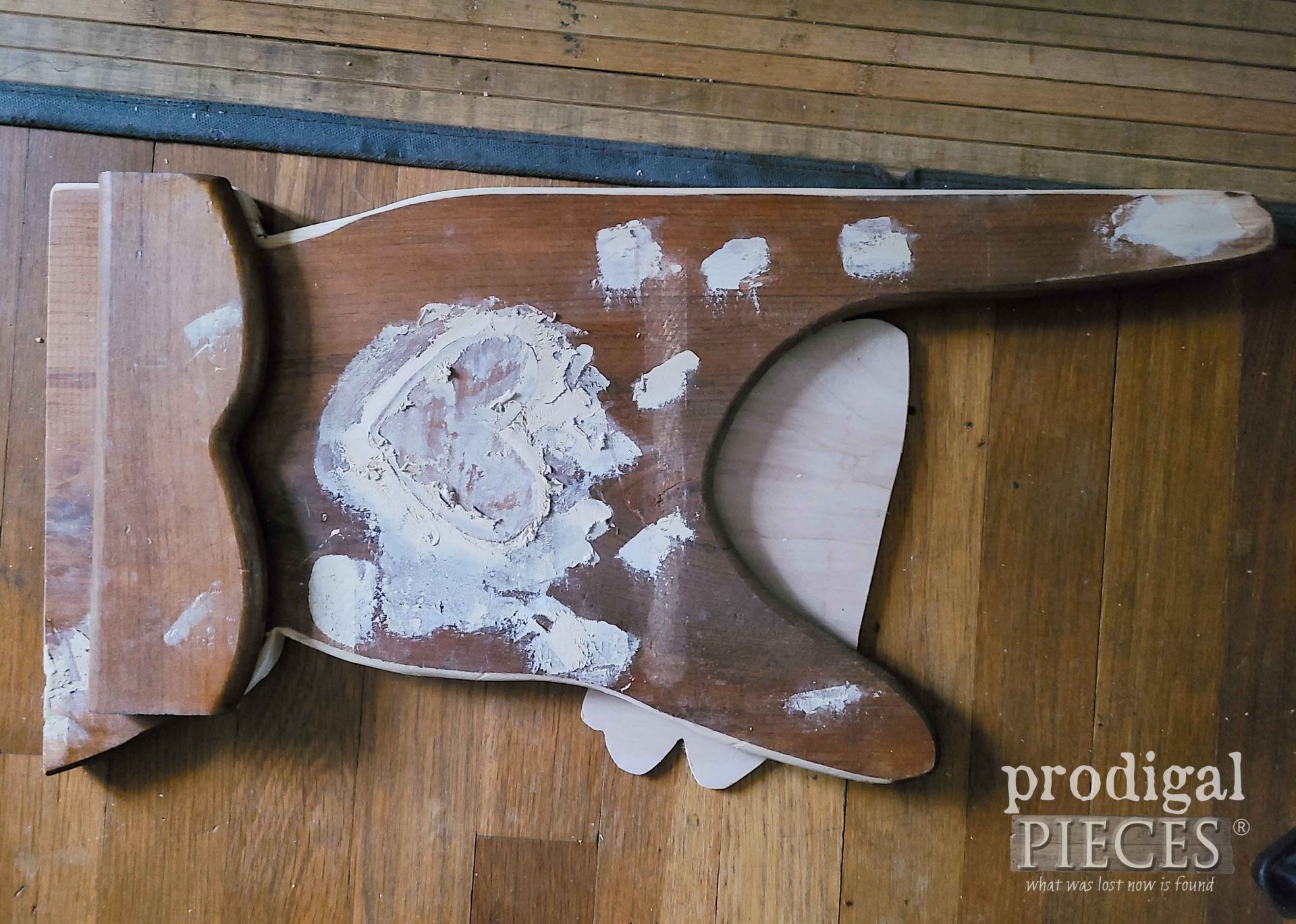 Rough Assembled Hand Sign from Heart Cut-Out Furniture Upcycled | prodigalpieces.com #prodigalpieces