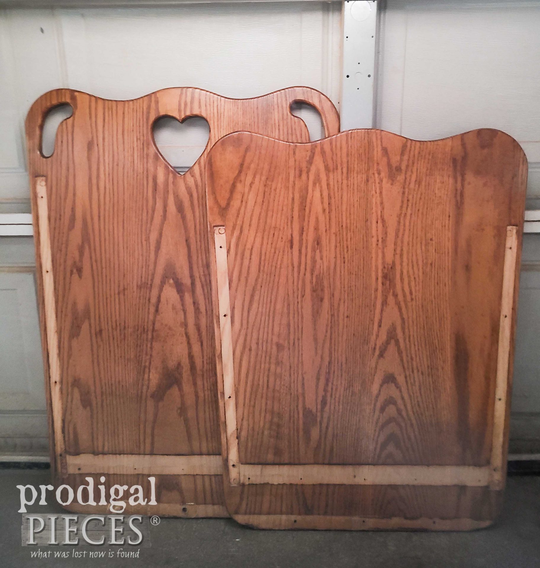 Back Side of Upcycled Broken Cradle | prodigalpieces.com