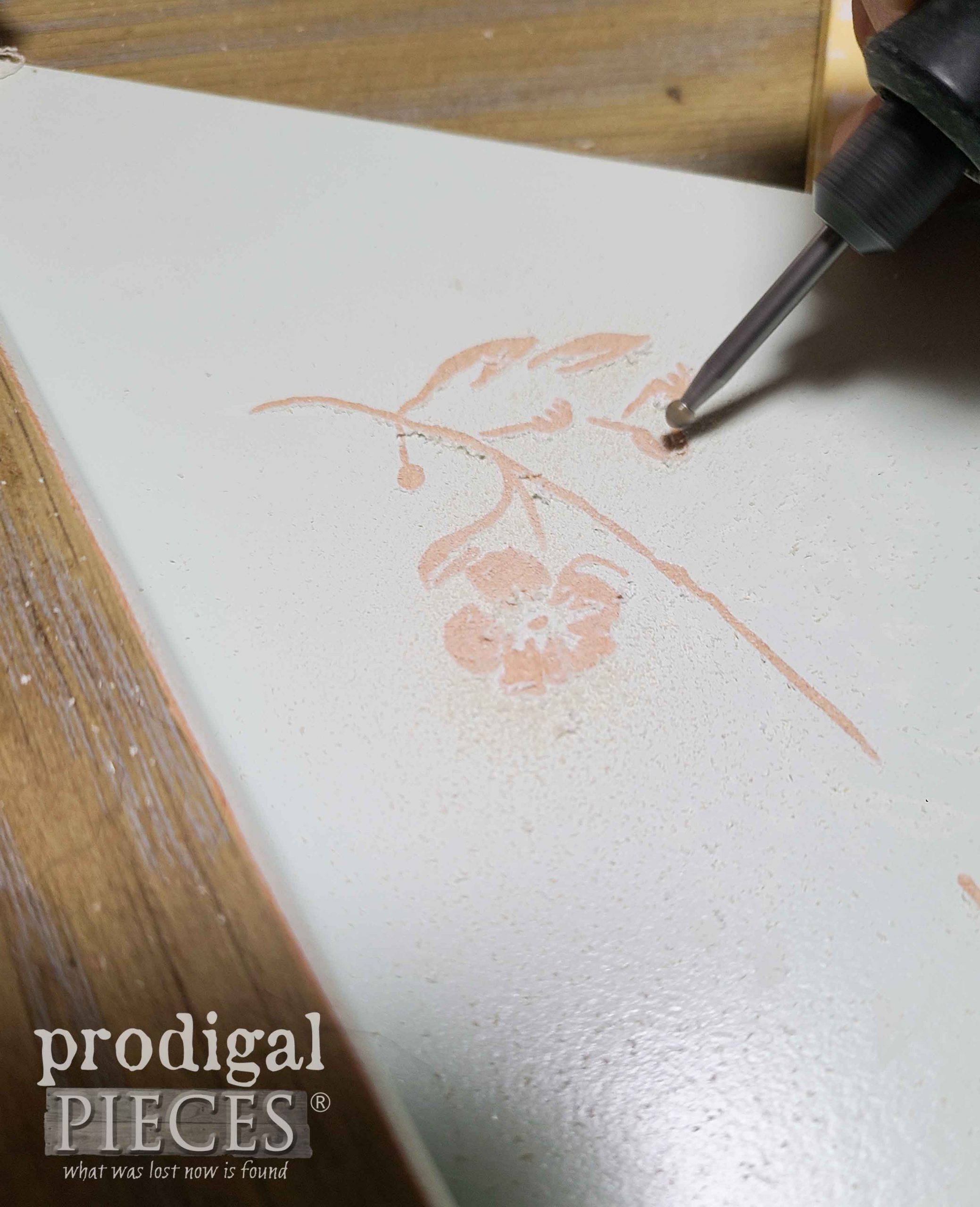 Creating Flower Art with Dremel Flex Shaft Attachment | prodigalpieces.com #prodigalpieces