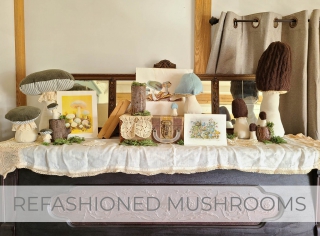 Refashioned Mushrooms from Upcycled Clothes by Larissa of Prodigal Pieces | prodigalpieces.com #prodigalpieces