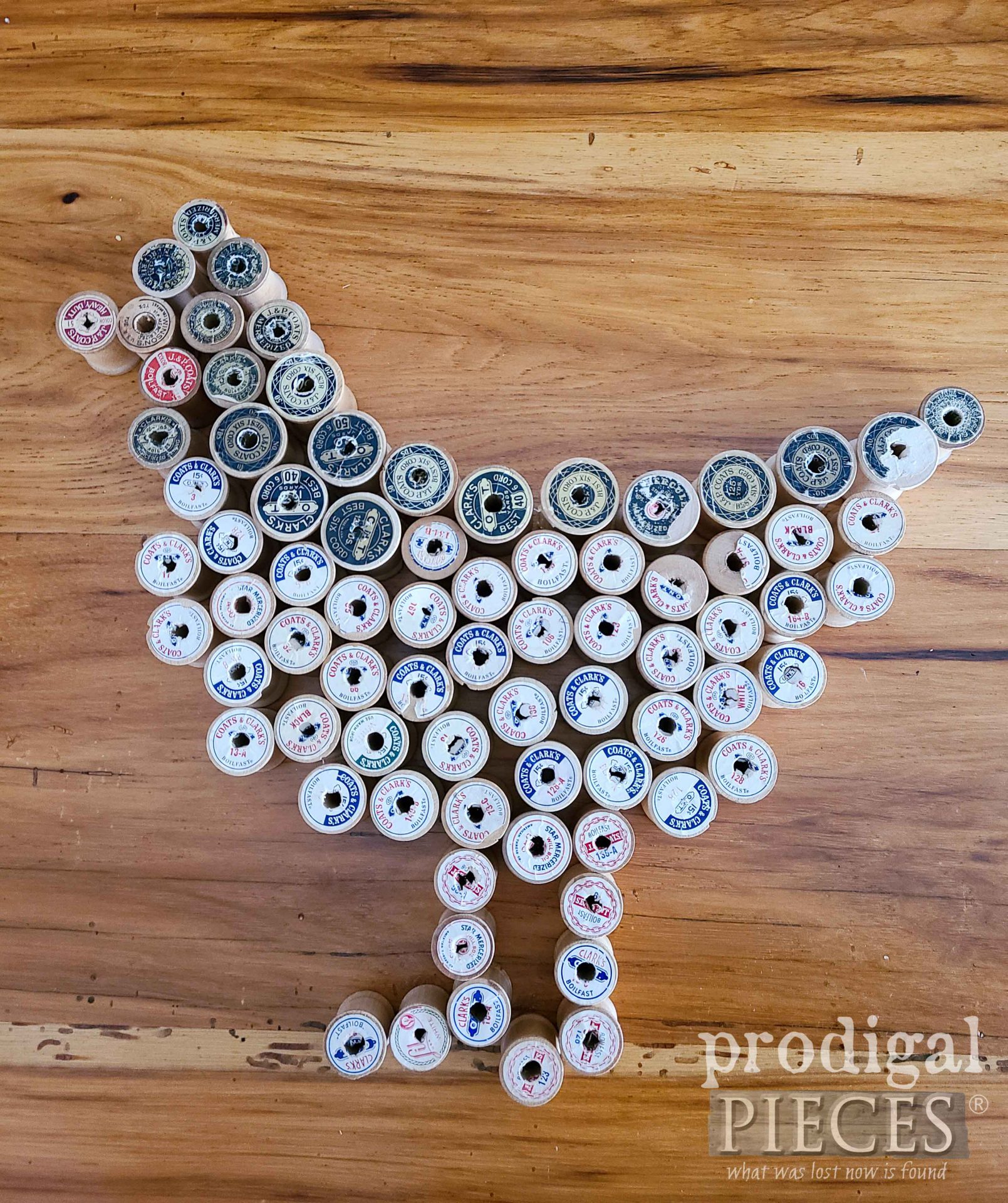 Upcycled Spool Chicken Dry Fit by Prodigal Pieces | prodigalpieces.com #prodigalpieces