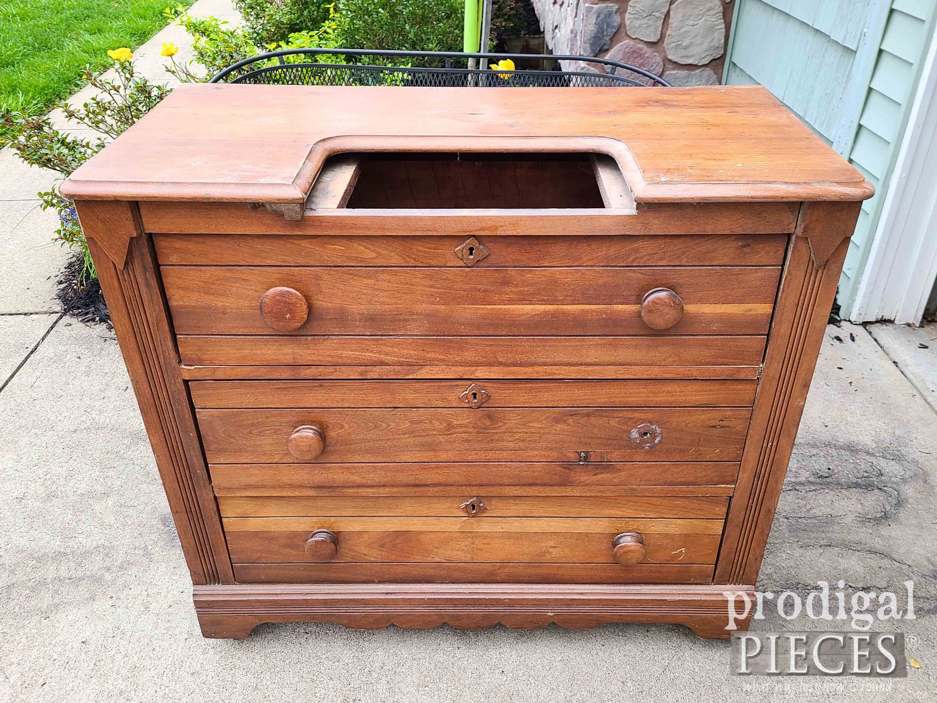 Antique Chest of Drawers Before | prodigalpieces.com