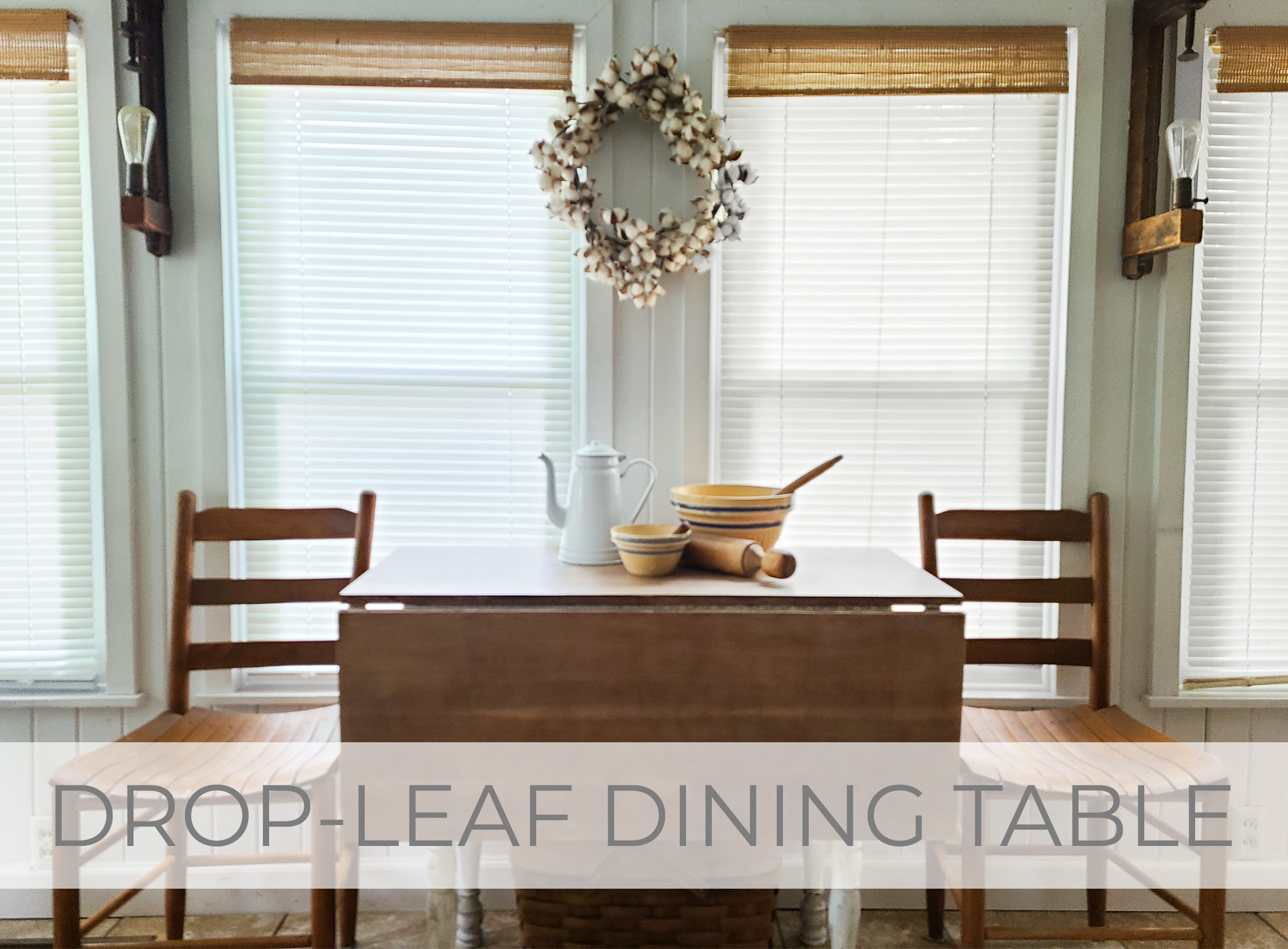 A Vintage Drop-Leaf Dining Table Makeover by Larissa of Prodigal Pieces | prodigalpieces.com #prodigalpieces