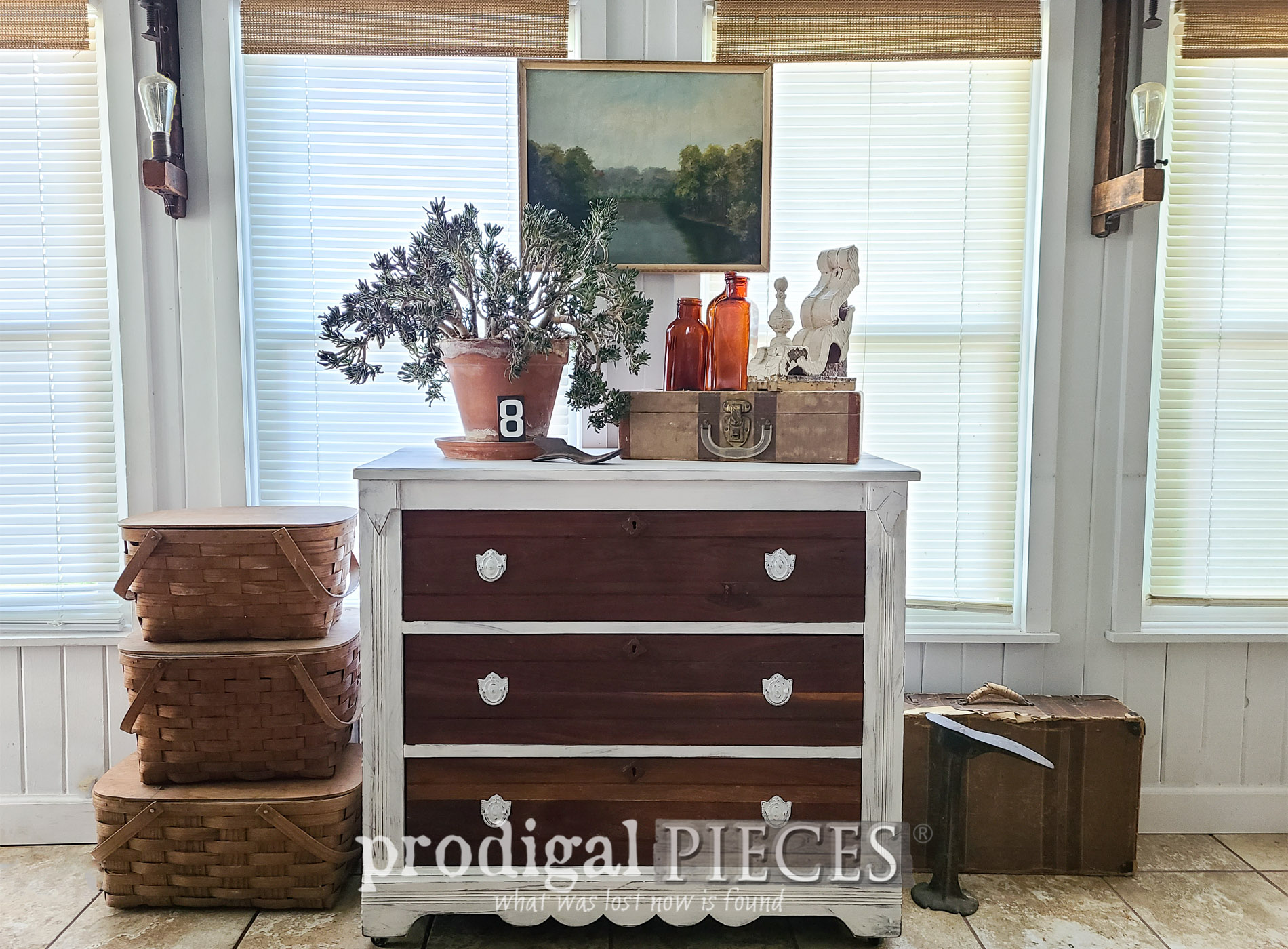 Featured Damaged Chest of Drawers Made New by Larissa of Prodigal Pieces | prodigalpieces.com #prodigalpieces #farmhouse #furniture #home