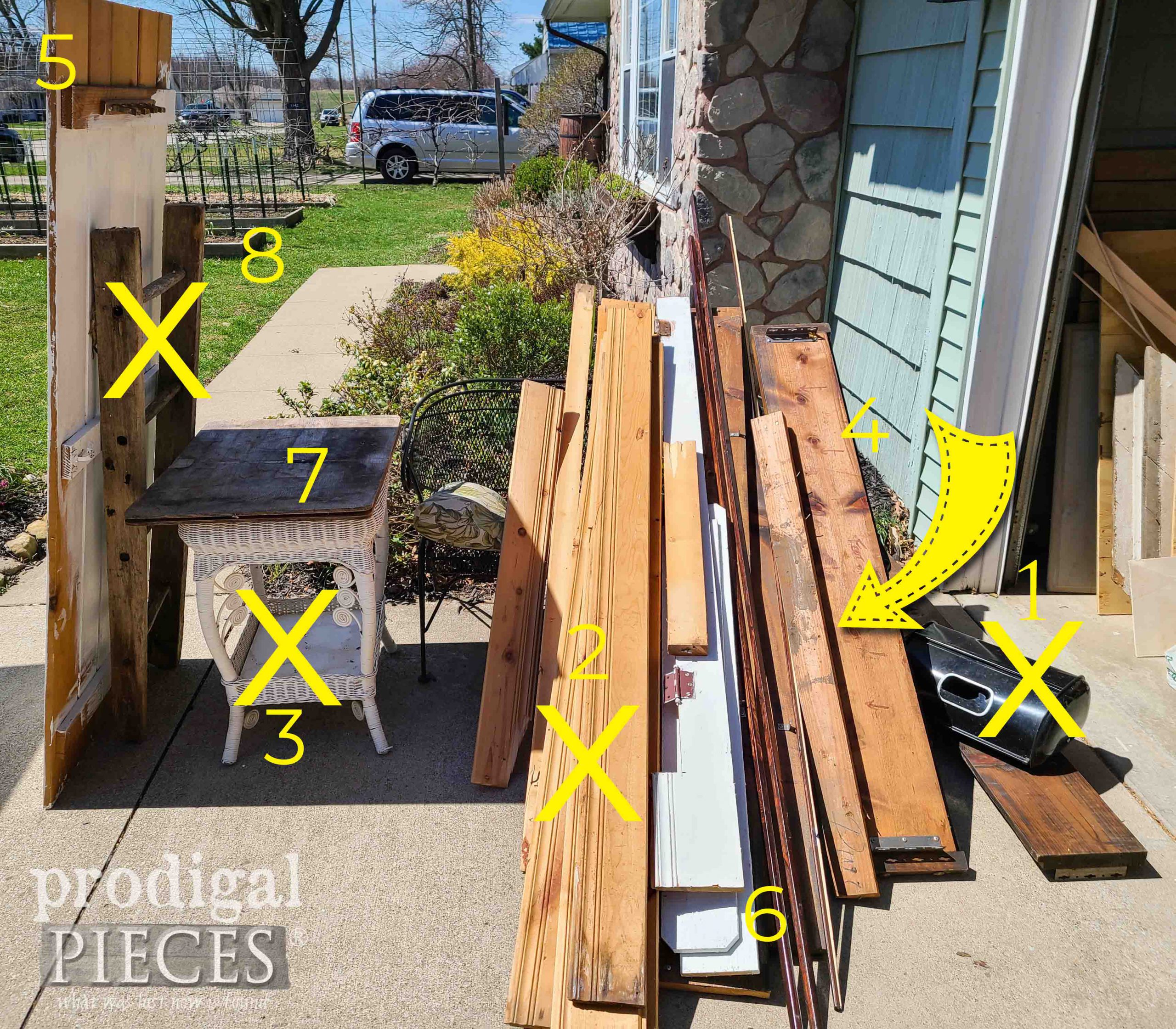 Prodigal Pieces Curbside Haul for DIY Weight Rack| prodigalpieces.com #prodigalpieces