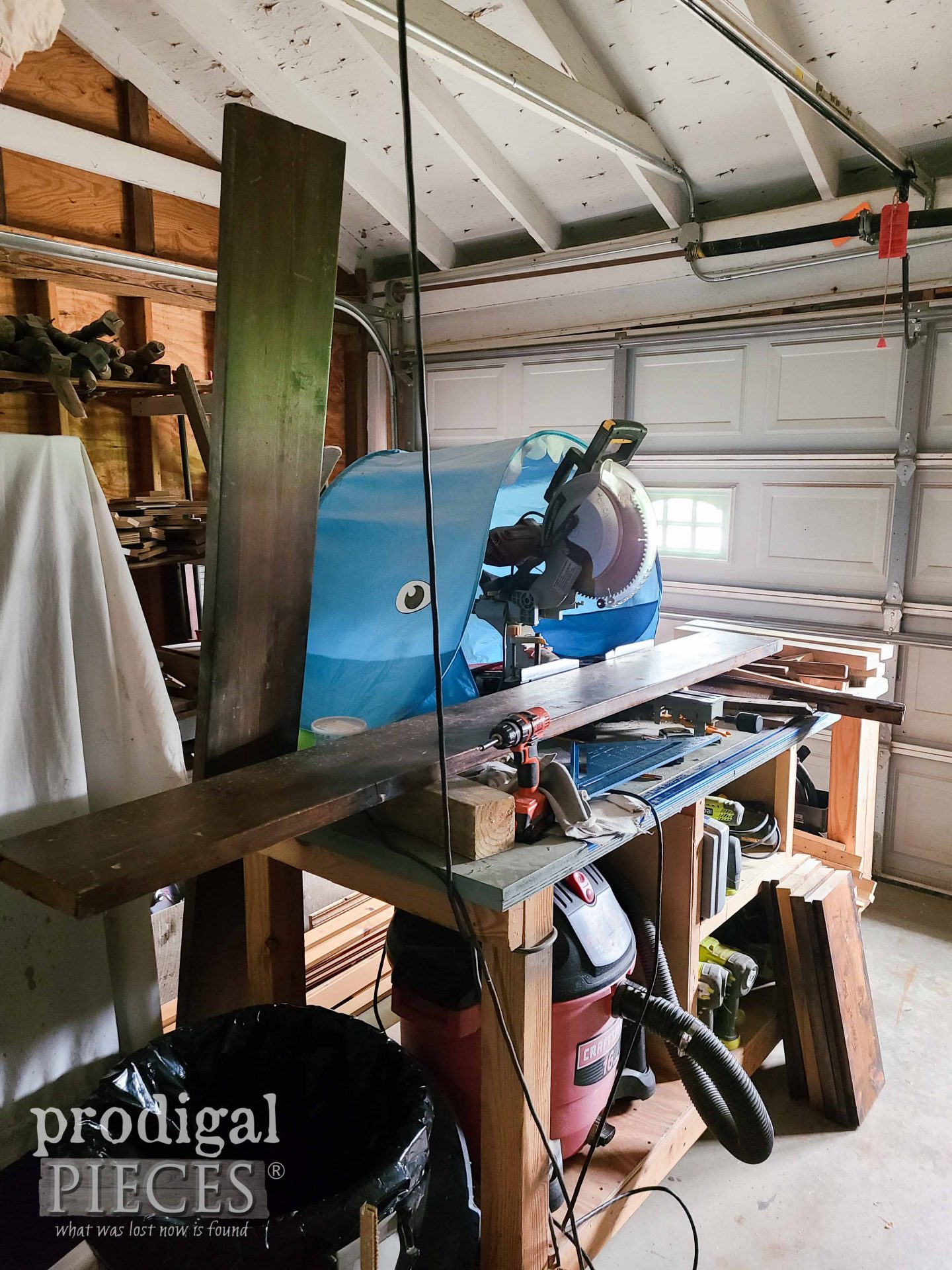 Cutting Wood for DIY Weight Rack | prodigalpieces.com #prodigalpieces