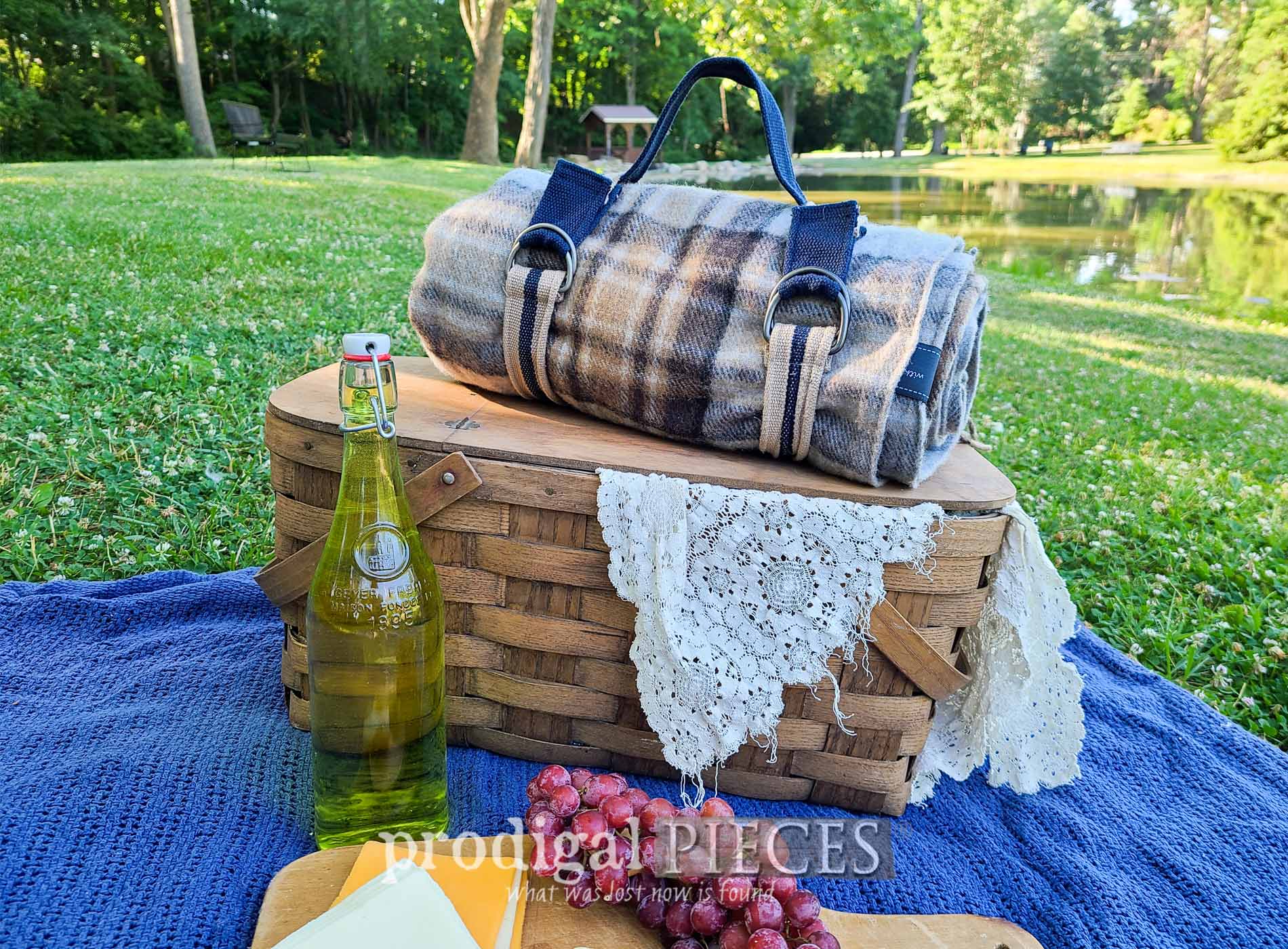 Featured DIY Blanket Carrier from Refashioned Belts by Larissa of Prodigal Pieces | prodigalpieces.com #prodigalpieces #diy #refashion #summer