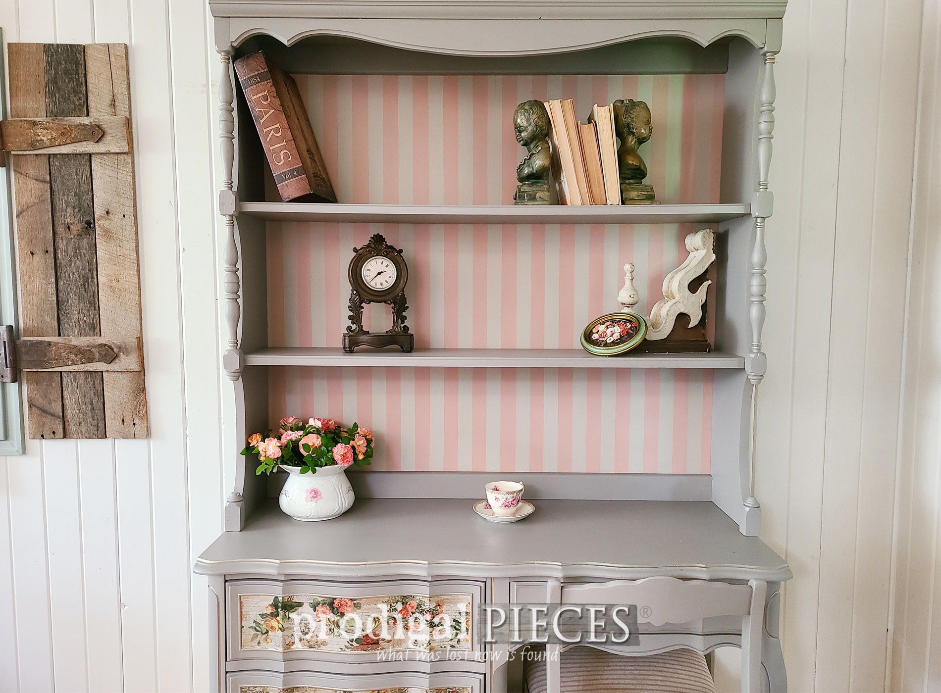 Featured Vintage French Provincial Desk Makeover by Larissa of Prodigal Pieces | prodigalpieces.com #prodigalpieces #furniture #diy #french #vintage