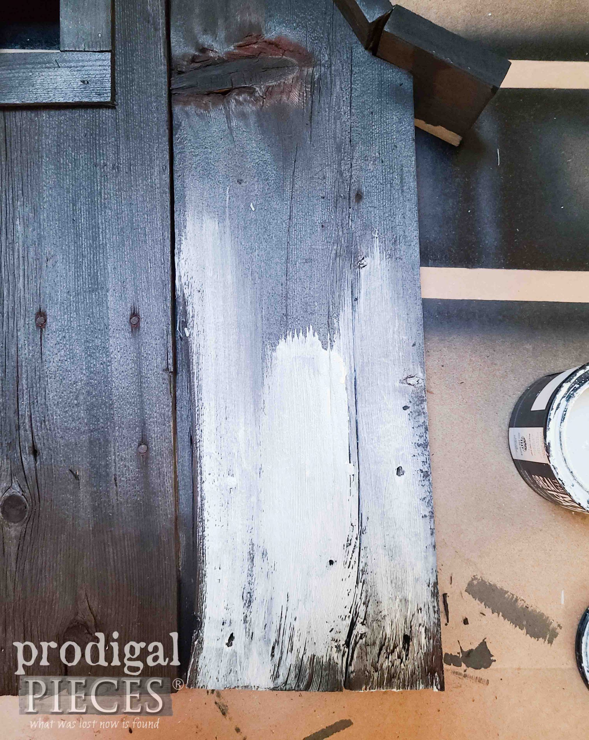 Whitewashing Reclaimed Wood Barn | prodigalpieces.com