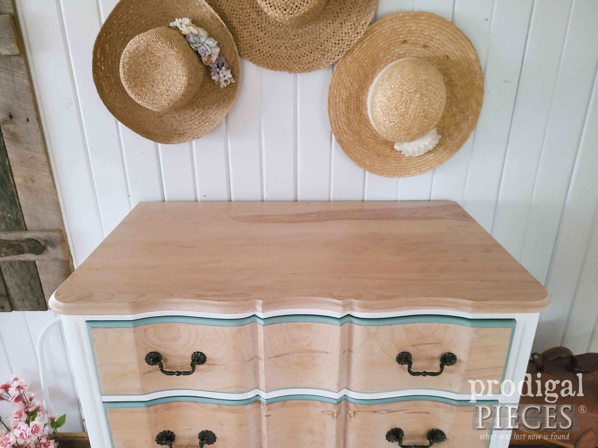 Chest of Drawers Top Refinished by Larissa of Prodigal Pieces | prodigalpieces.com #prodigalpieces #furniture #diy #makeover