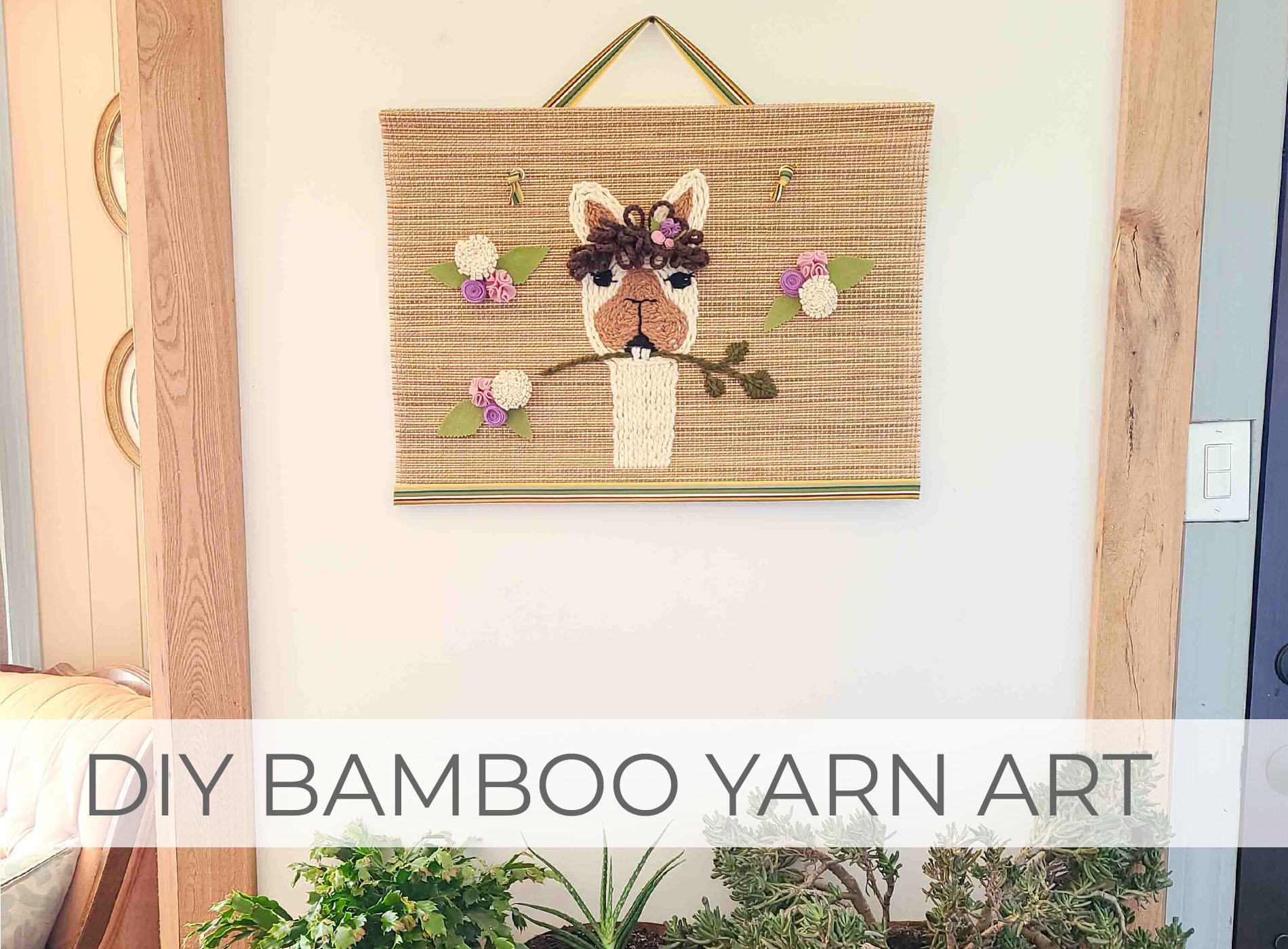 Showcase DIY Bamboo Yarn Art by Larissa of Prodigal Pieces | prodigalpieces.com #prodigalpieces