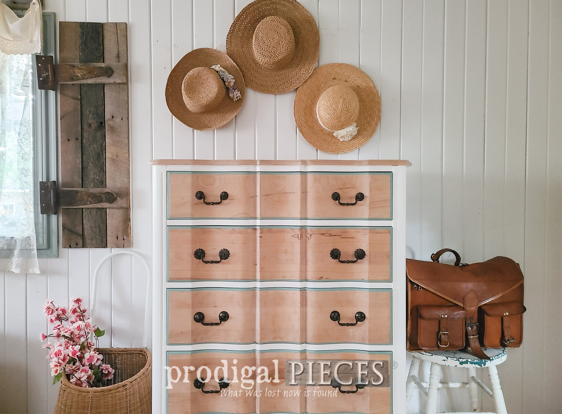 Featured Vintage Chest of Drawers with Modern Makeover by Larissa of Prodigal Pieces | prodigalpieces.com #prodigalpieces #vintage #funiture #diy
