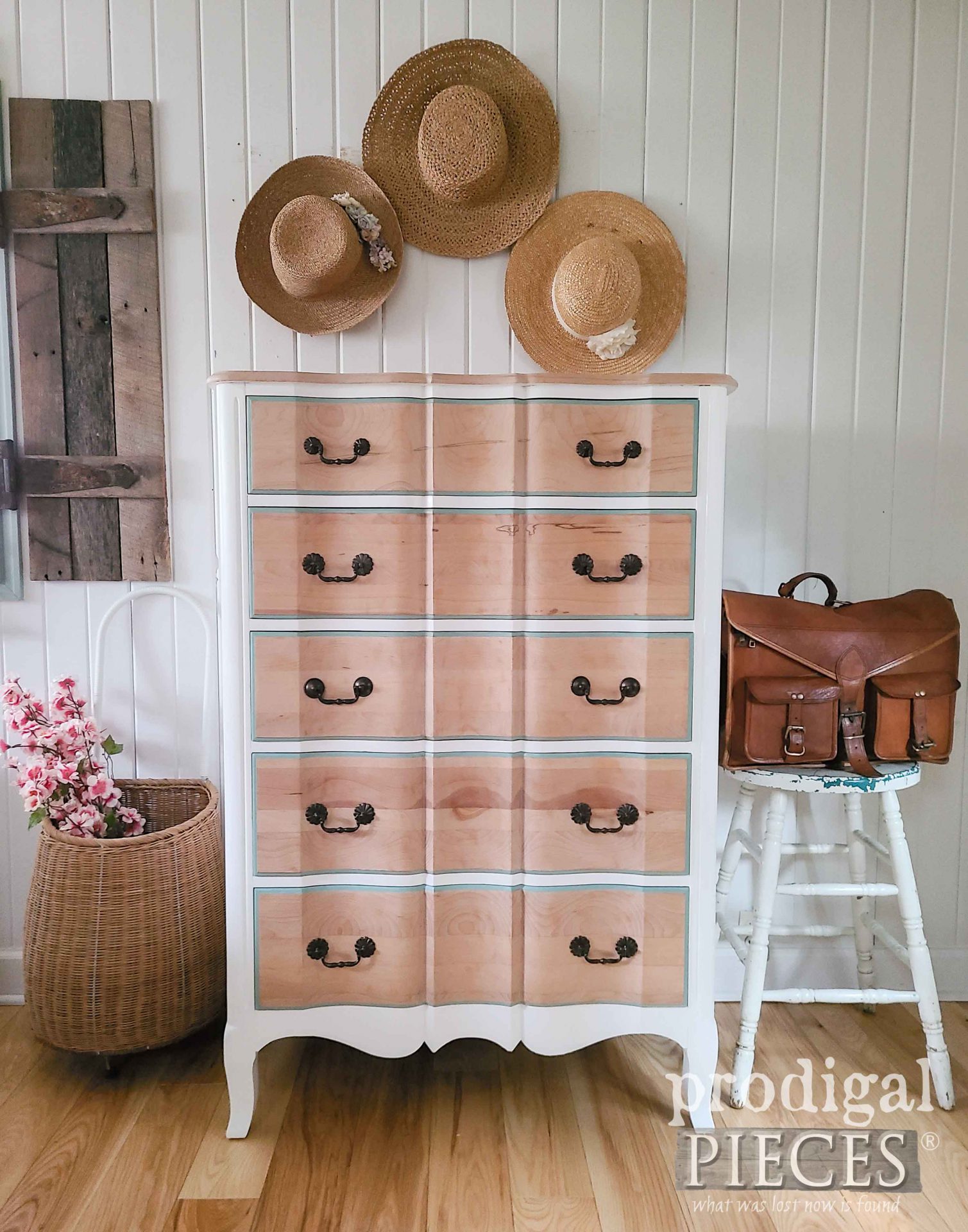Vintage Chest of Drawers Refinished into a Modern Style by Larissa of Prodigal Pieces | prodigalpieces.com #prodigalpieces #furniture #diy #vintage