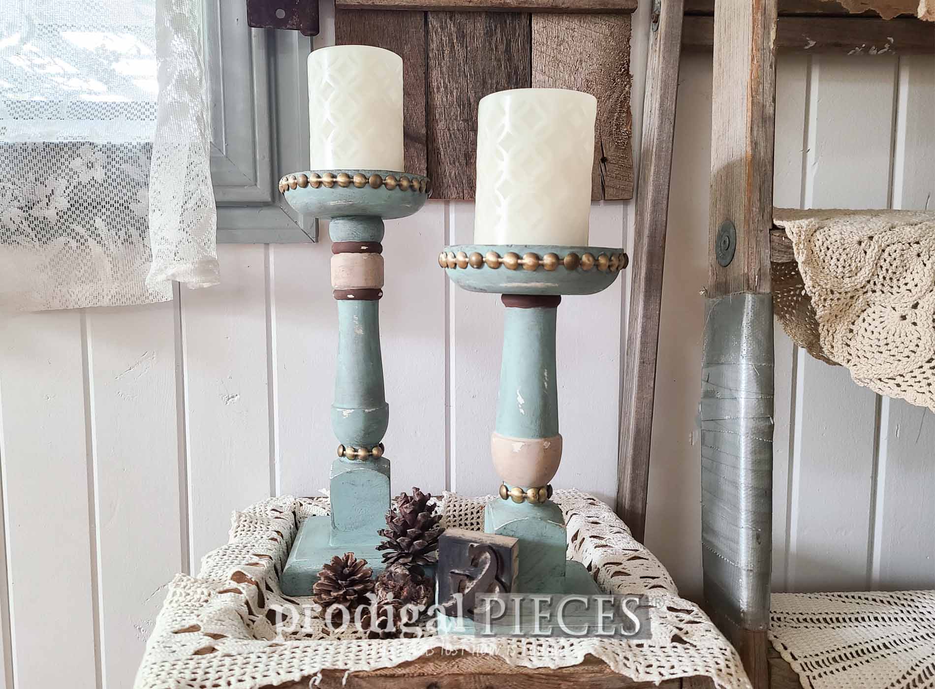 Featured Upcycle Candlesticks DIY Makeover by Larissa of Prodigal Pieces | prodigalpieces.com #prodigalpieces #farmhouse #diy #homedecor