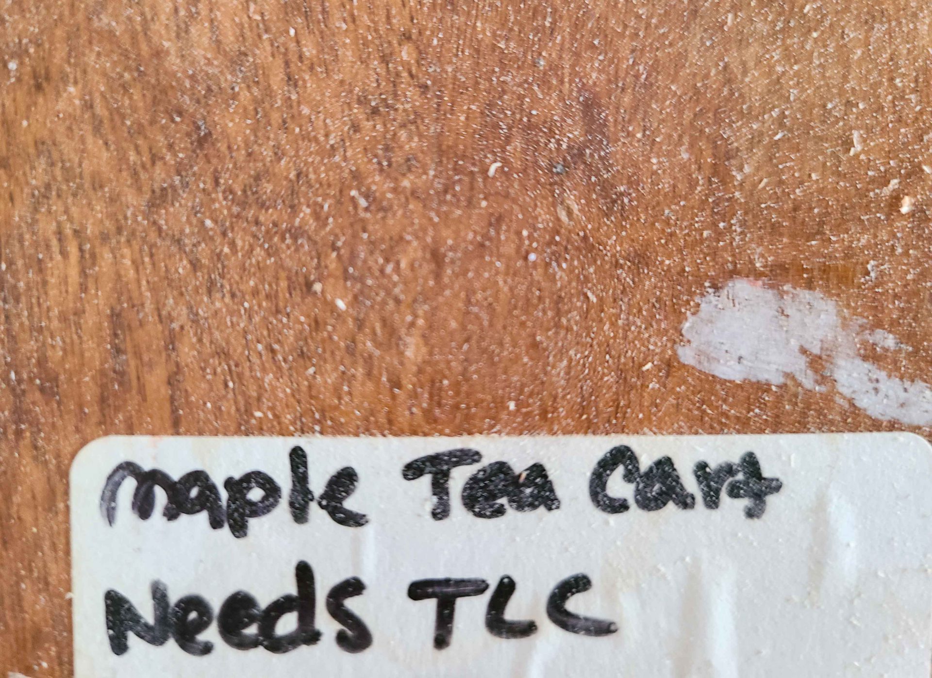 Broken Tea Cart Price Sticker | prodigalpieces.com #prodigalpieces