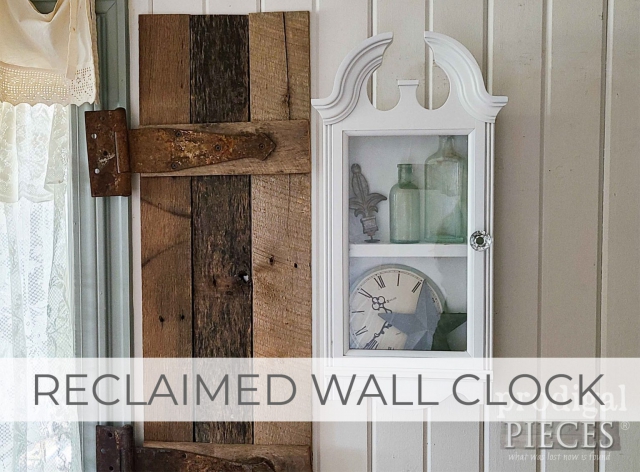 Reclaimed Wall Clock into Cabinet by Larissa of Prodigal Pieces | prodigalpieces.com #prodigalpieces