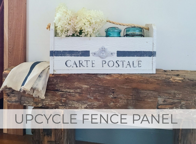 Showcase Upcycled Fence Panel into Home Decor by Larissa of Prodigal Pieces | prodigalpieces.com #prodigalpieces