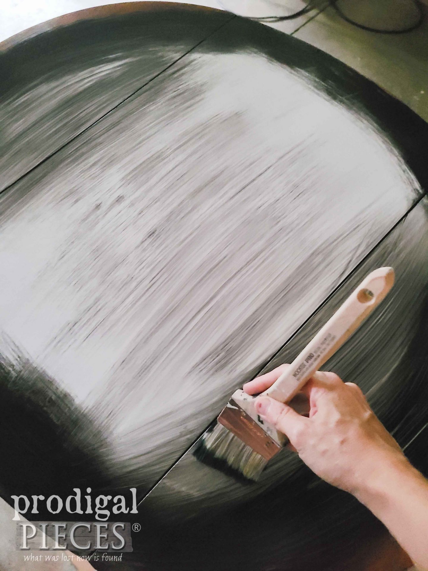 Washing Tea Cart White Paint | prodigalpieces.com #prodigalpieces
