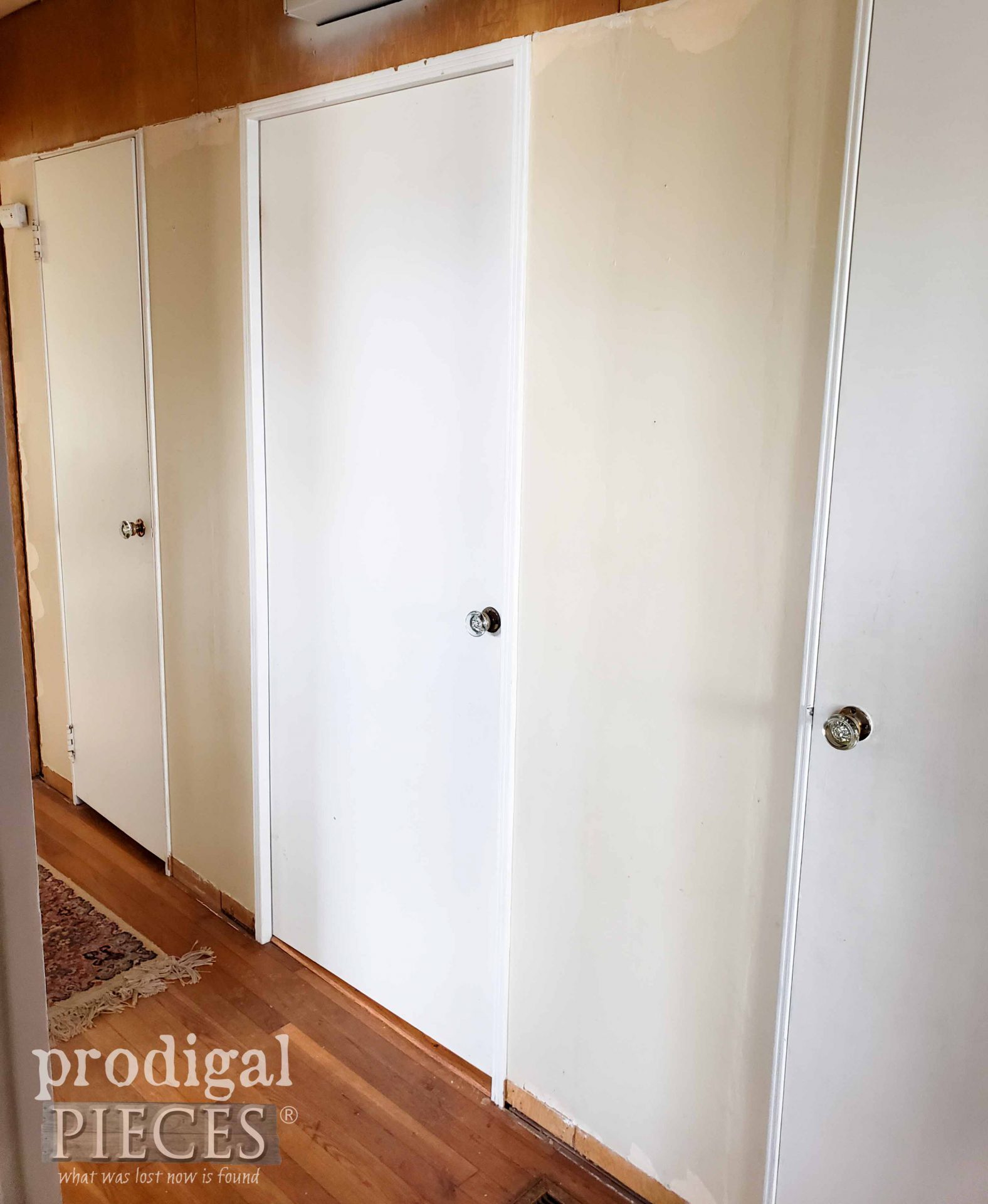 Hollow Core Doors Before Makeover by Prodigal Pieces | prodigalpieces.com #prodigalpieces