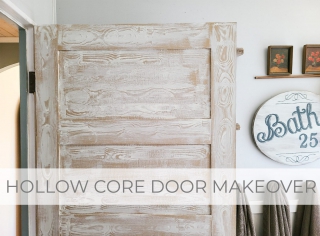 Showcase Hollow Core Door DIY Video Tutorial by Larissa of Prodigal Pieces | prodigalpieces.com #prodigalpieces