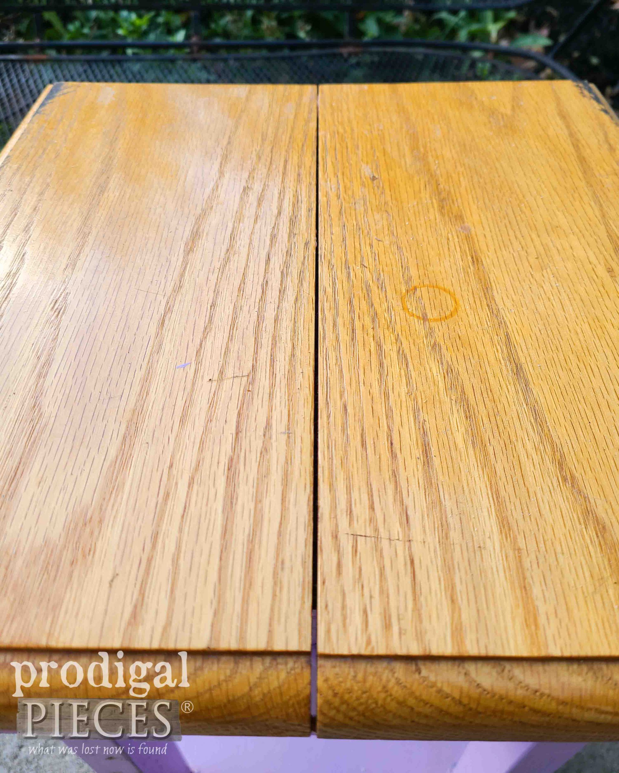 Split Oak Table Top | prodigalpieces.com #prodigalpieces