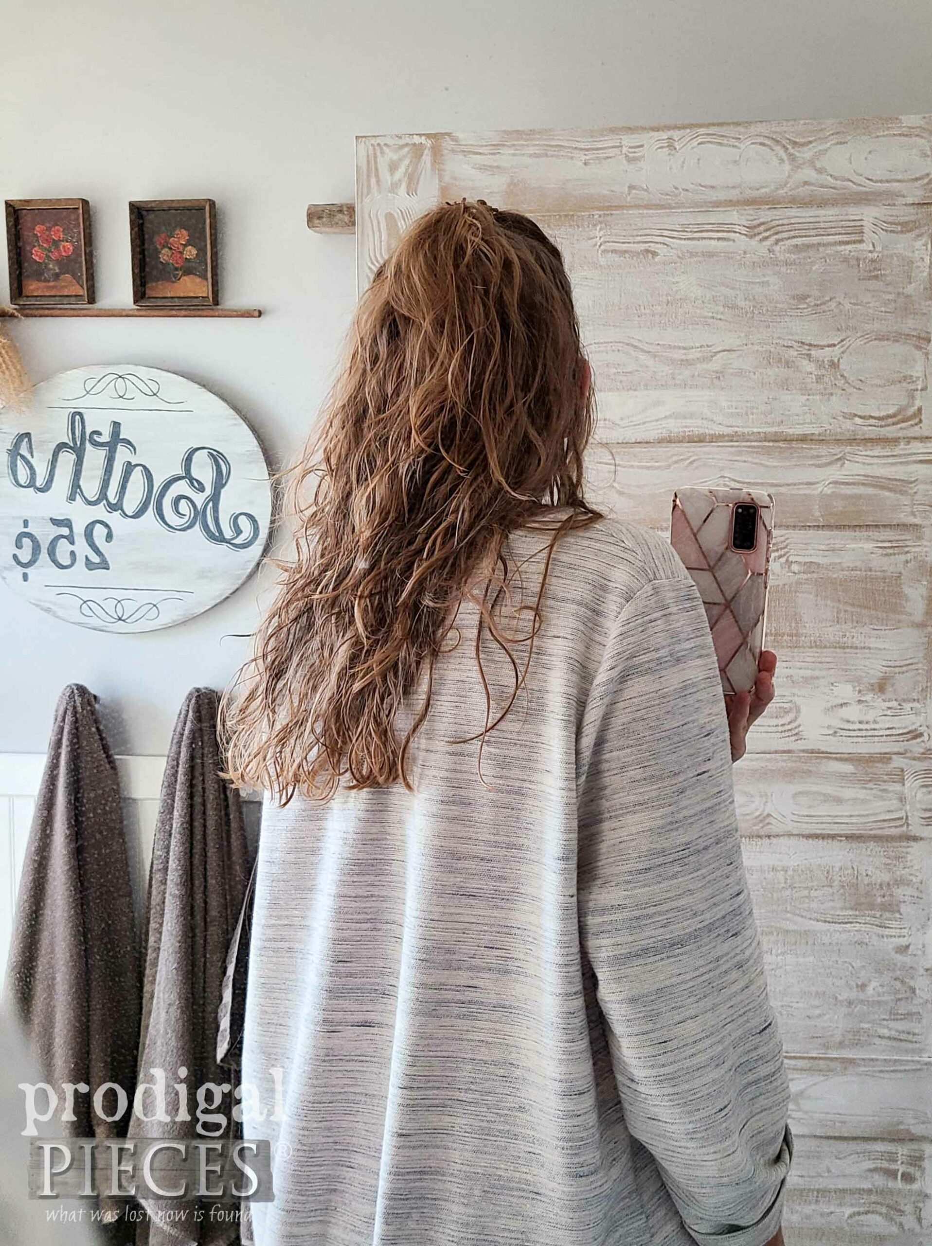 80's Wavy Hair Girl on The Curly Girl Method | prodigalpieces.com #prodigalpieces