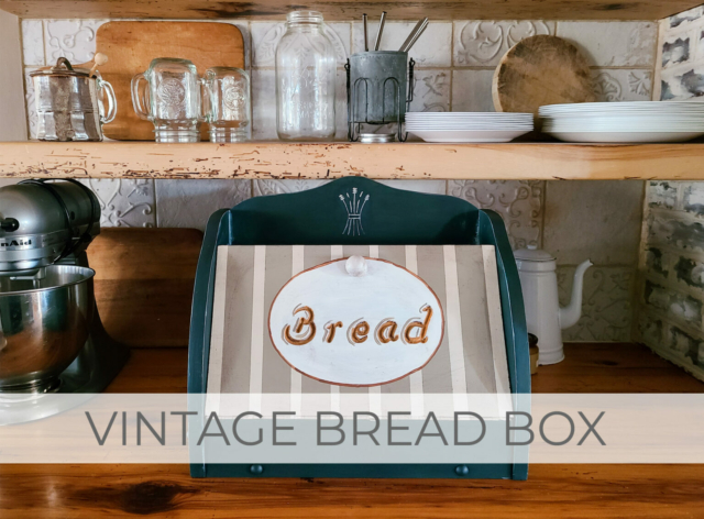 Showcase of Vintage Bread Box Makeover by Larissa of Prodigal Pieces | prodigalpieces.com #prodigalpieces