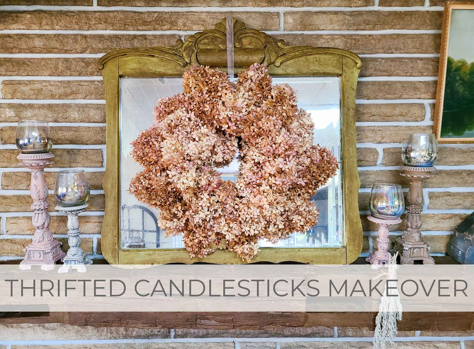 Thrifted Candlesticks Makeover by Larissa of Prodigal Pieces | prodigalpieces.com #prodigalpieces