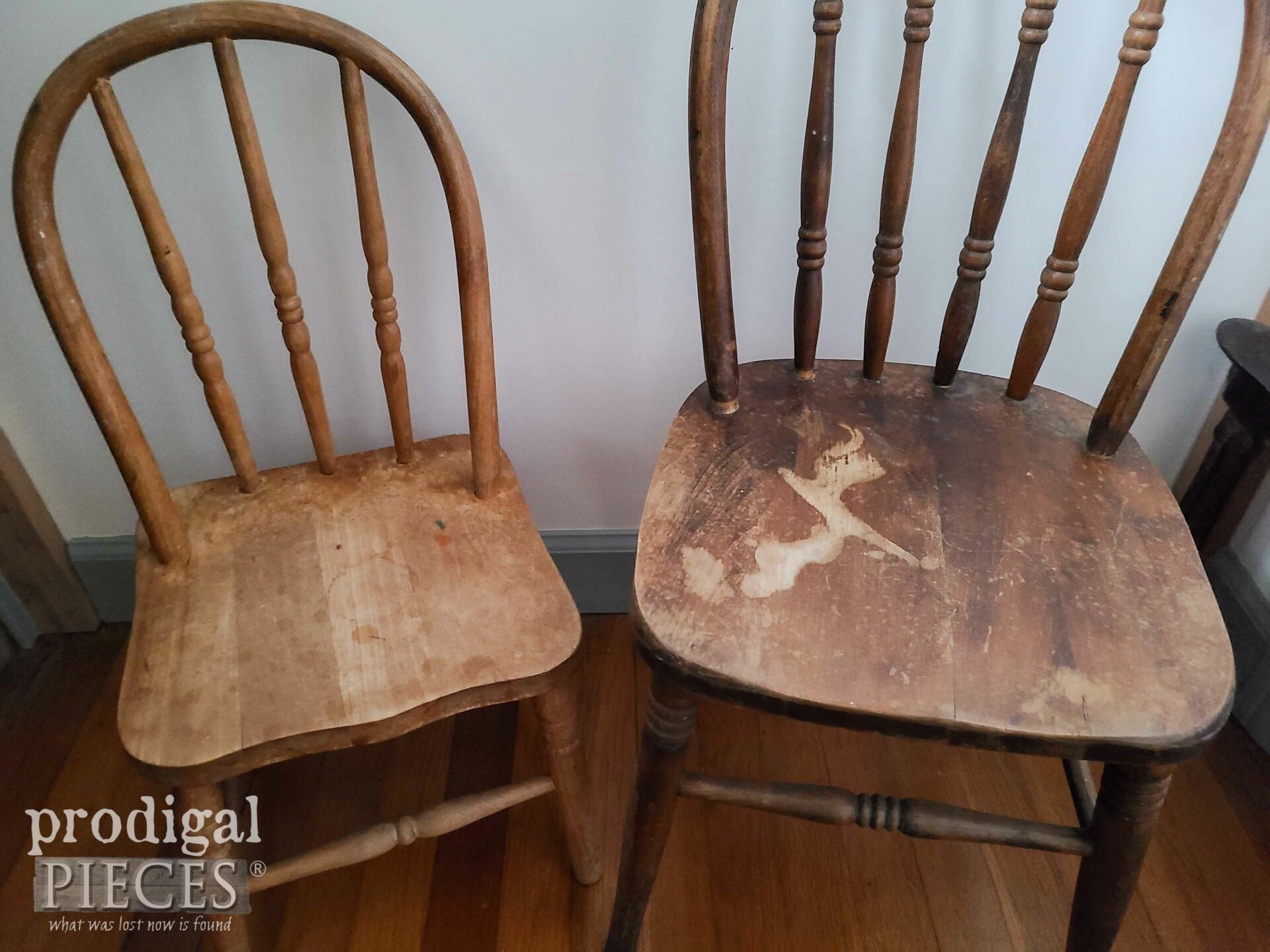 Antique Child's Chairs Seats | prodigalpieces.com #prodigalpieces