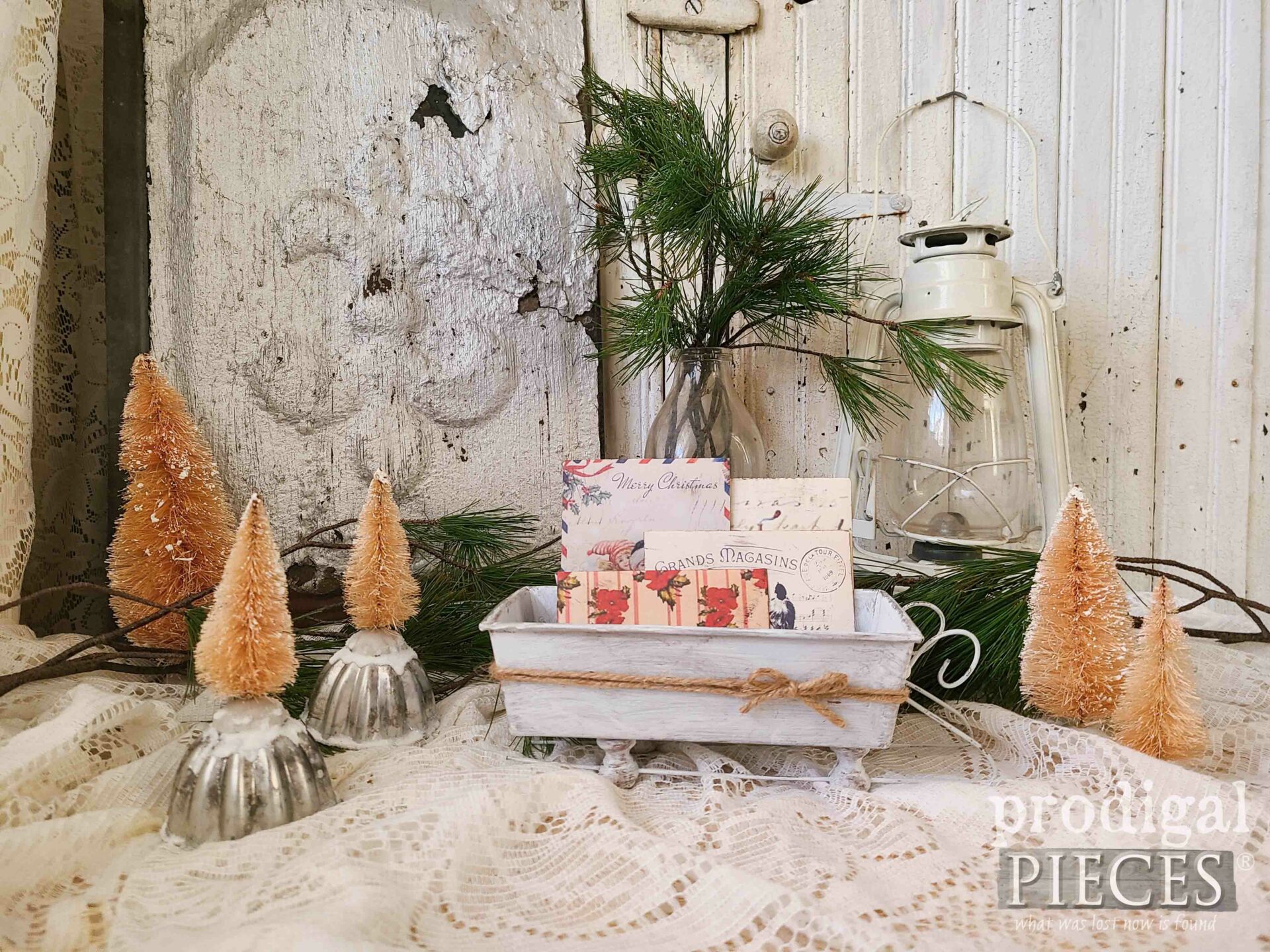 DIY Repurposed Christmas Ornaments for Farmhouse Decor by Larissa of Prodigal Pieces | prodigalpieces.com #prodigalpieces #farmhouse #Christmas