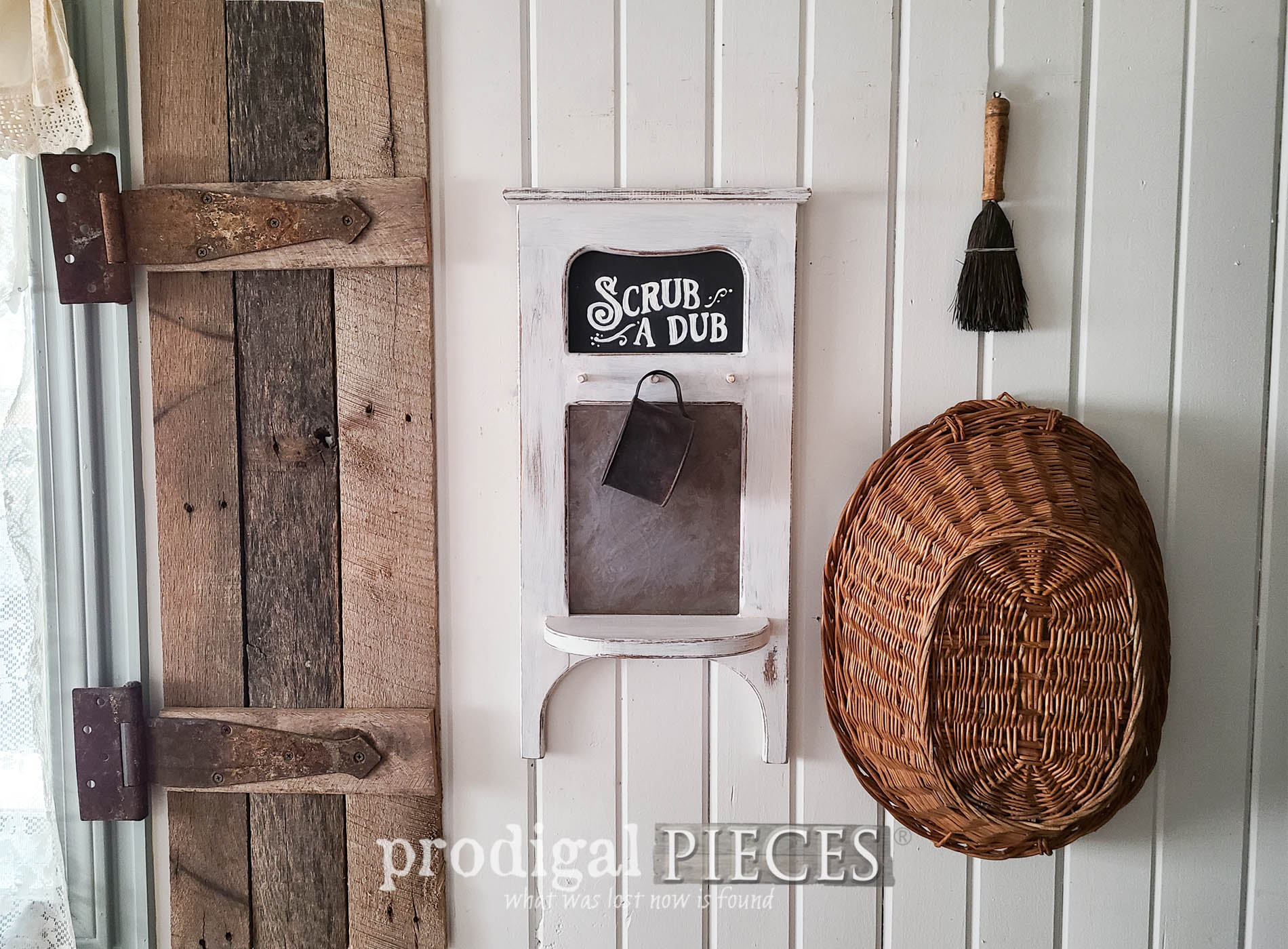Featured Vintage Washboard Makeover by Larissa of Prodigal Pieces | prodigalpieces.com #prodigalpieces