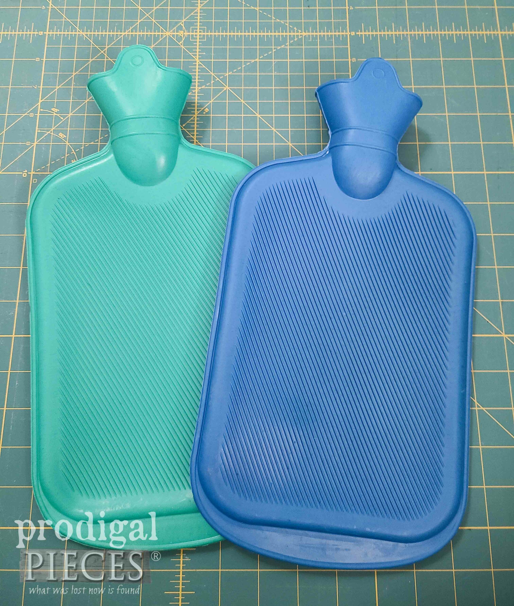 Hot Water Bottle for DIY Bottle Cover from Refashioned Sweaters | prodigalpieces.com #prodigalpieces