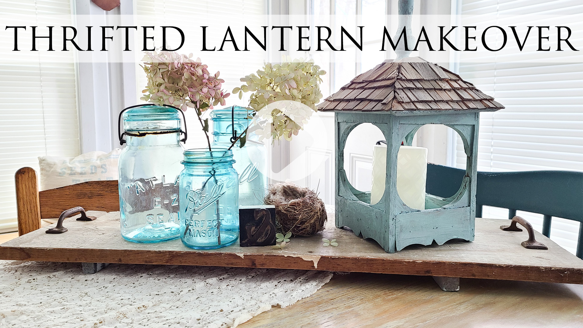 Thrifted Lantern Video Makeover Tutorial by Larissa of Prodigal Pieces | prodigalpieces.com #prodigalpieces