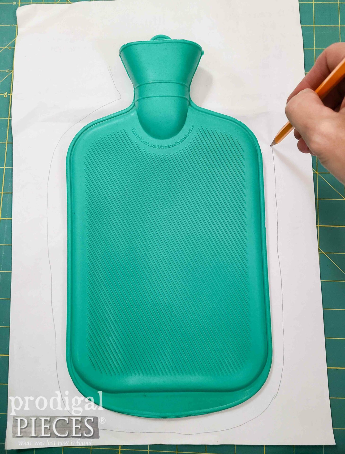 Tracing DIY Hot Water Bottle | prodigalpieces.com #prodigalpieces