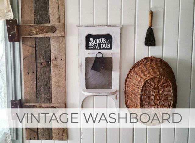 Showcase of Vintage Washboard Makeover by Larissa of Prodigal Pieces | prodigalpieces.com #prodigalpieces