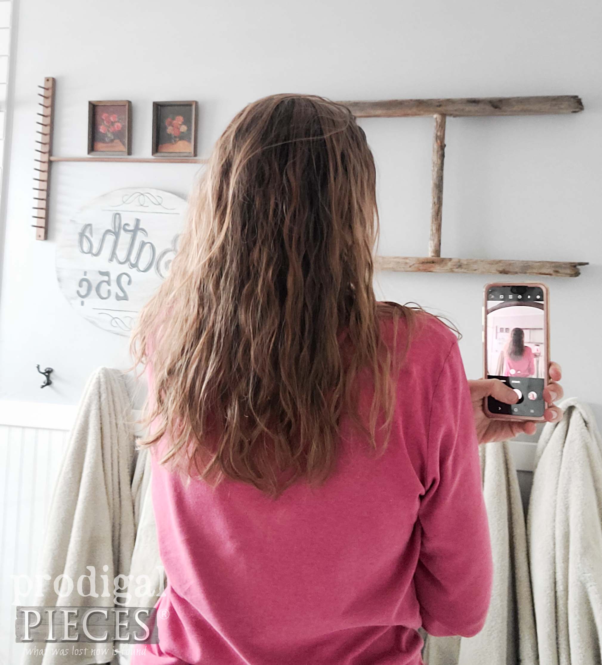 Back of Larissa's Hair Before | prodigalpieces.com #prodigalpieces