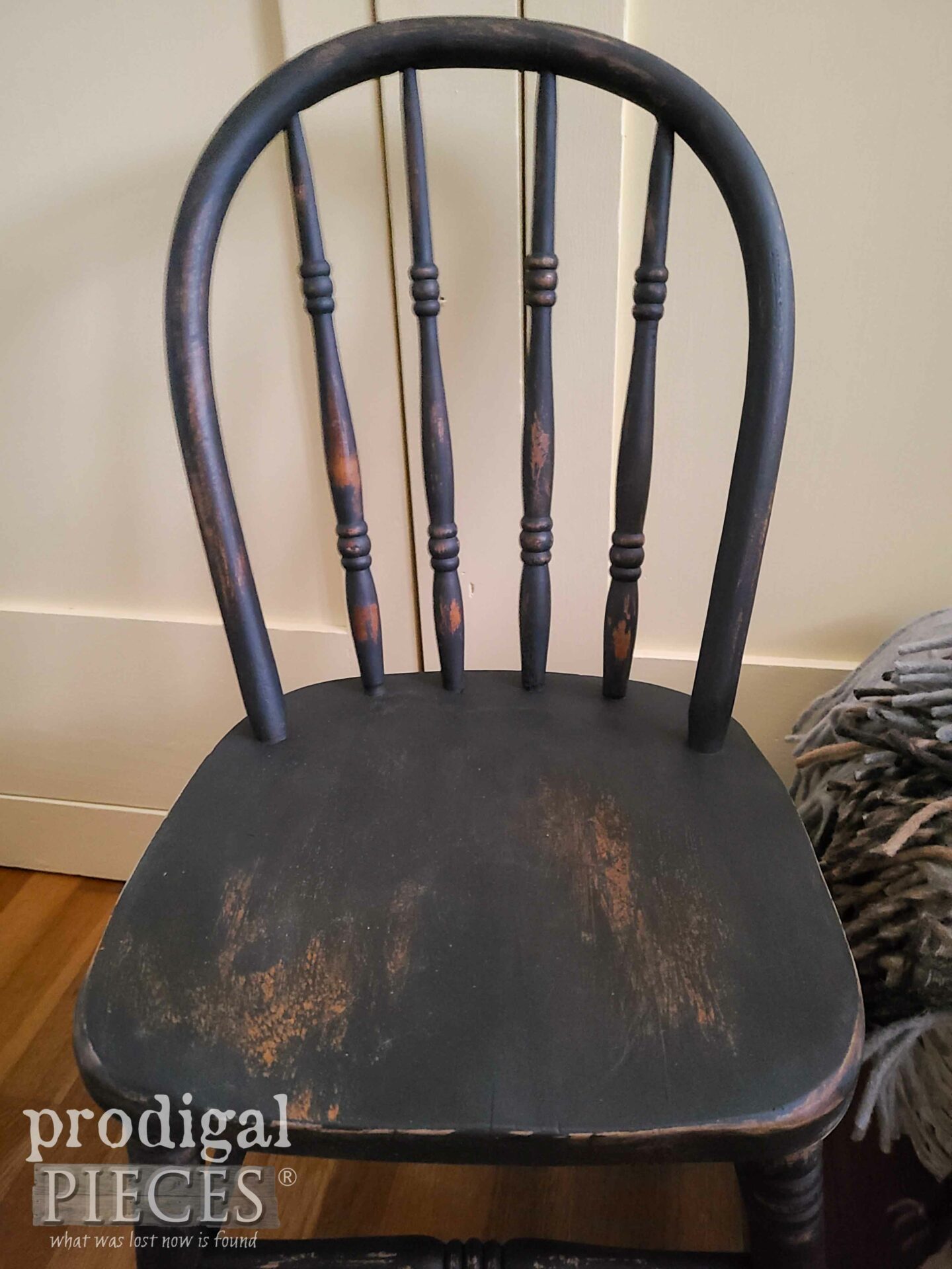 Wet Distressed Antique Child's Chairs by Prodigal Pieces | prodigalpieces.com #prodigalpieces #furntiure 