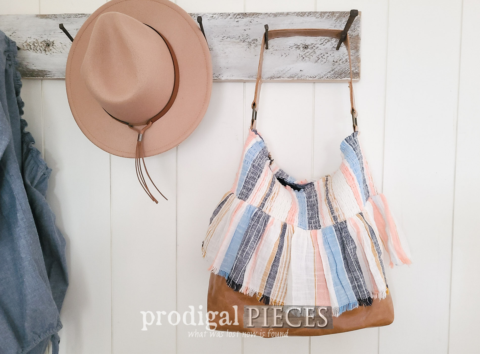 Featured DIY Boho Bag from Refashioned Skirt by Larissa of Prodigal Pieces | prodigalpieces.com #prodigalpieces #diy #boho #sewing #refashion