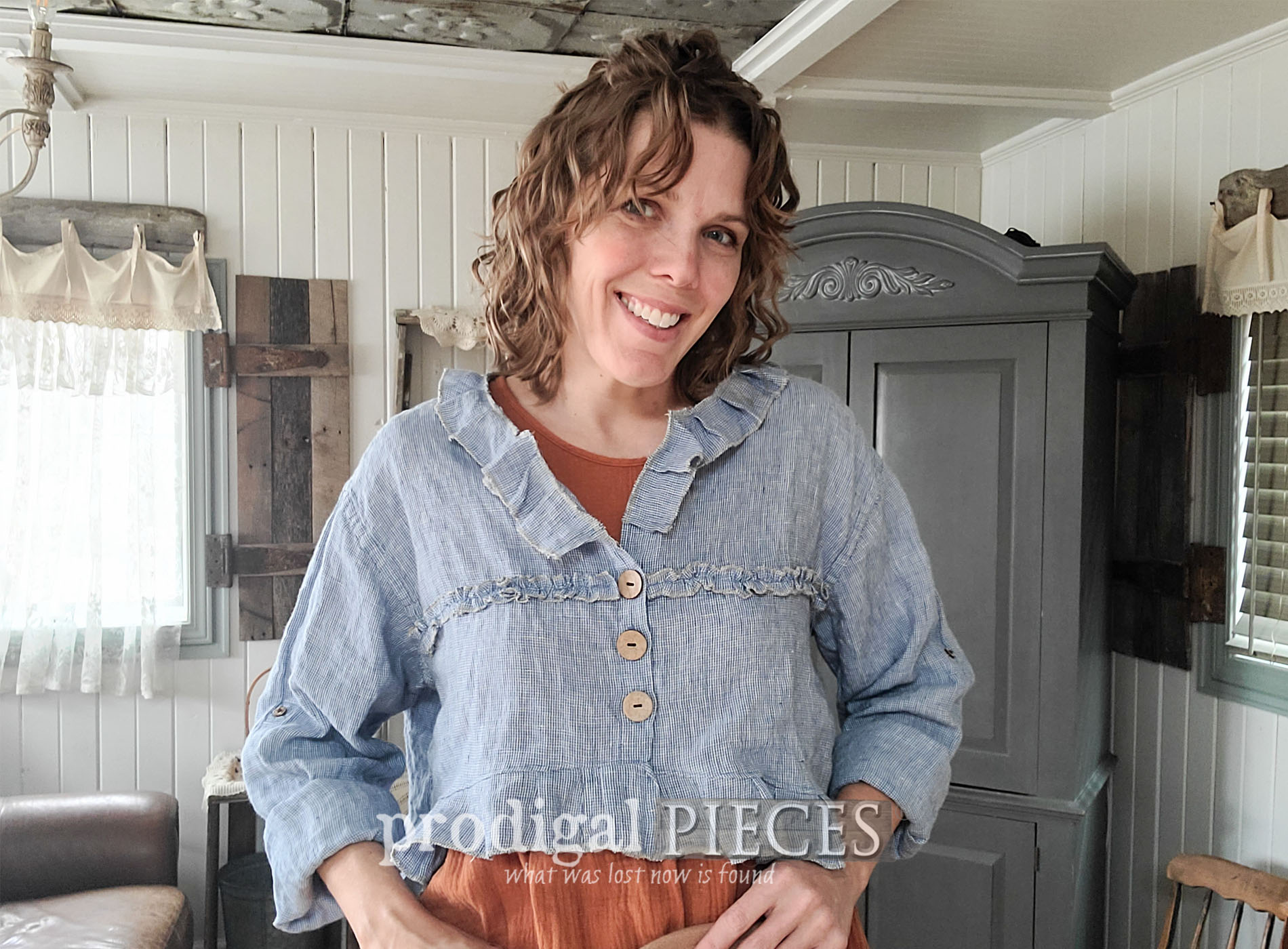 Refashioned Linen Jacket - Prodigal Pieces