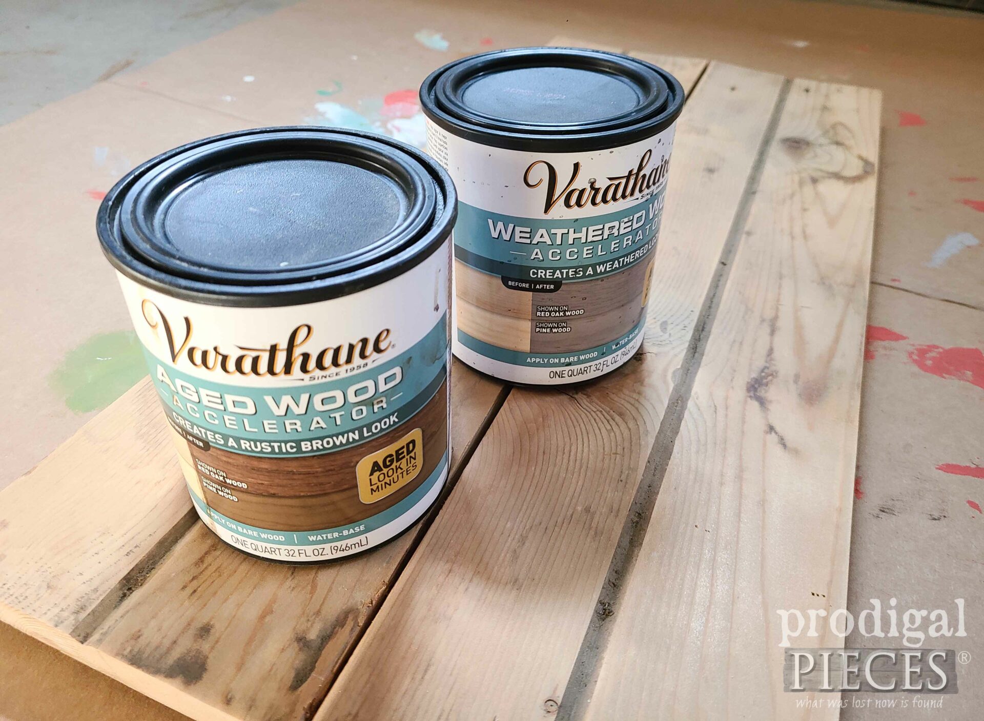 Varathane Reactive Stains for Reclaimed Wall Pocket Tutorial | prodigalpieces.com #prodigalpieces