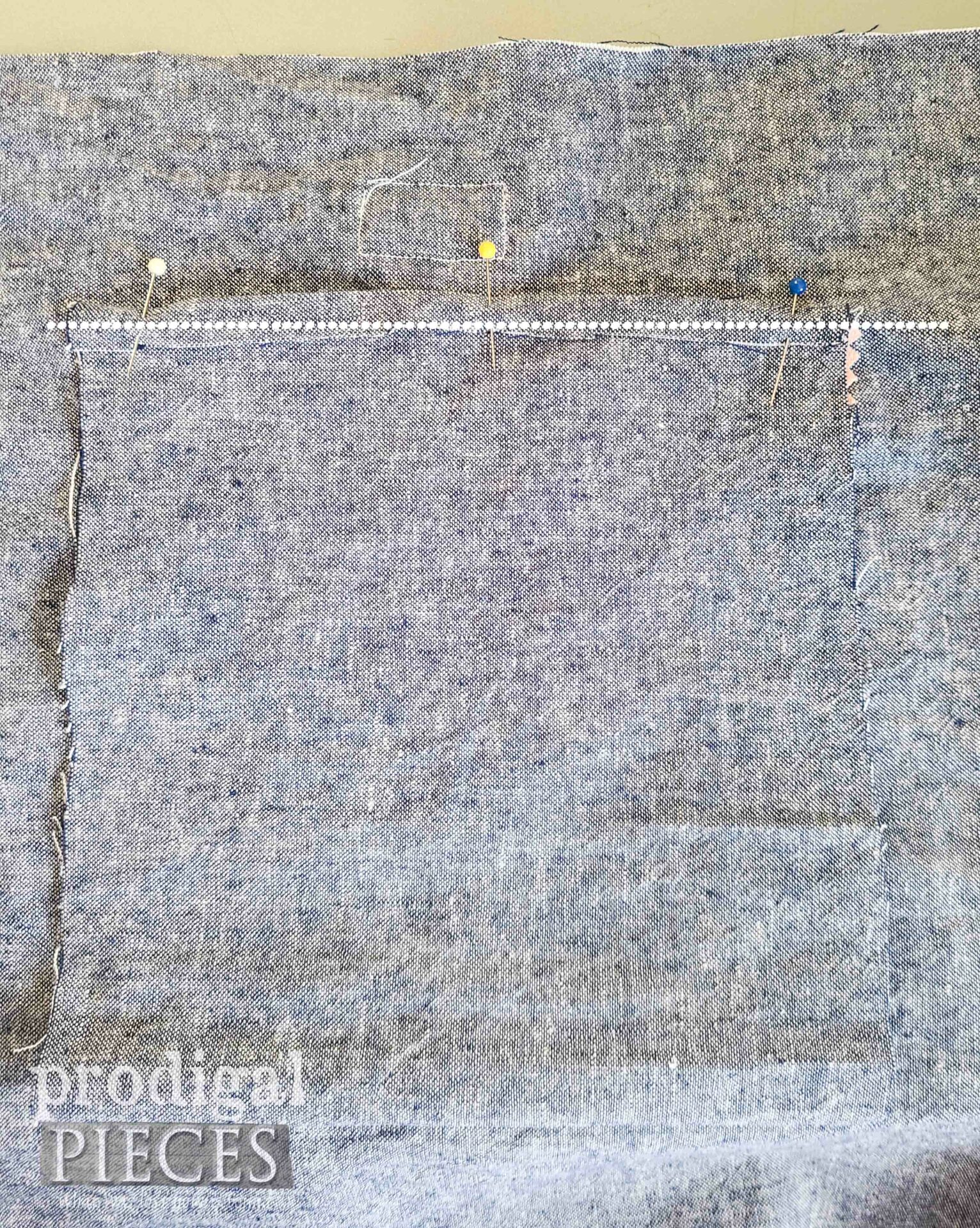 Stitching Bag Pocket Top | prodigalpieces.com #prodigalpieces