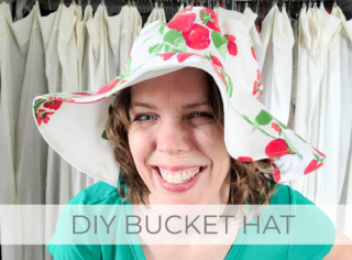 Showcase of DIY Bucket Hat from Vintage Tablecloth from Larissa of Prodigal Pieces | prodigalpieces.com #prodigalpieces