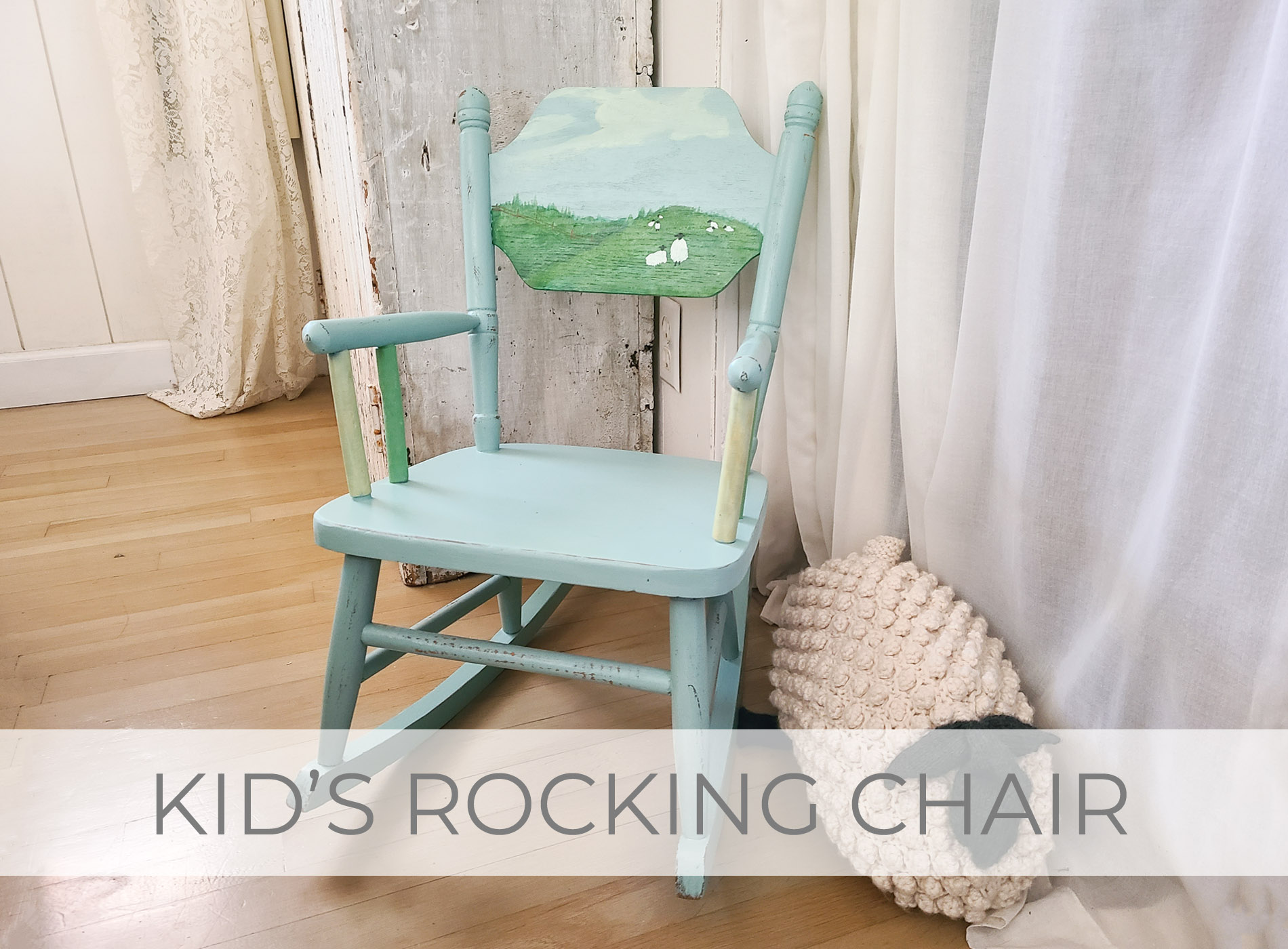 Showcase of Mini Rocking Chair Makeover by Larissa of Prodigal Pieces | prodigalpieces.com #prodigalpieces